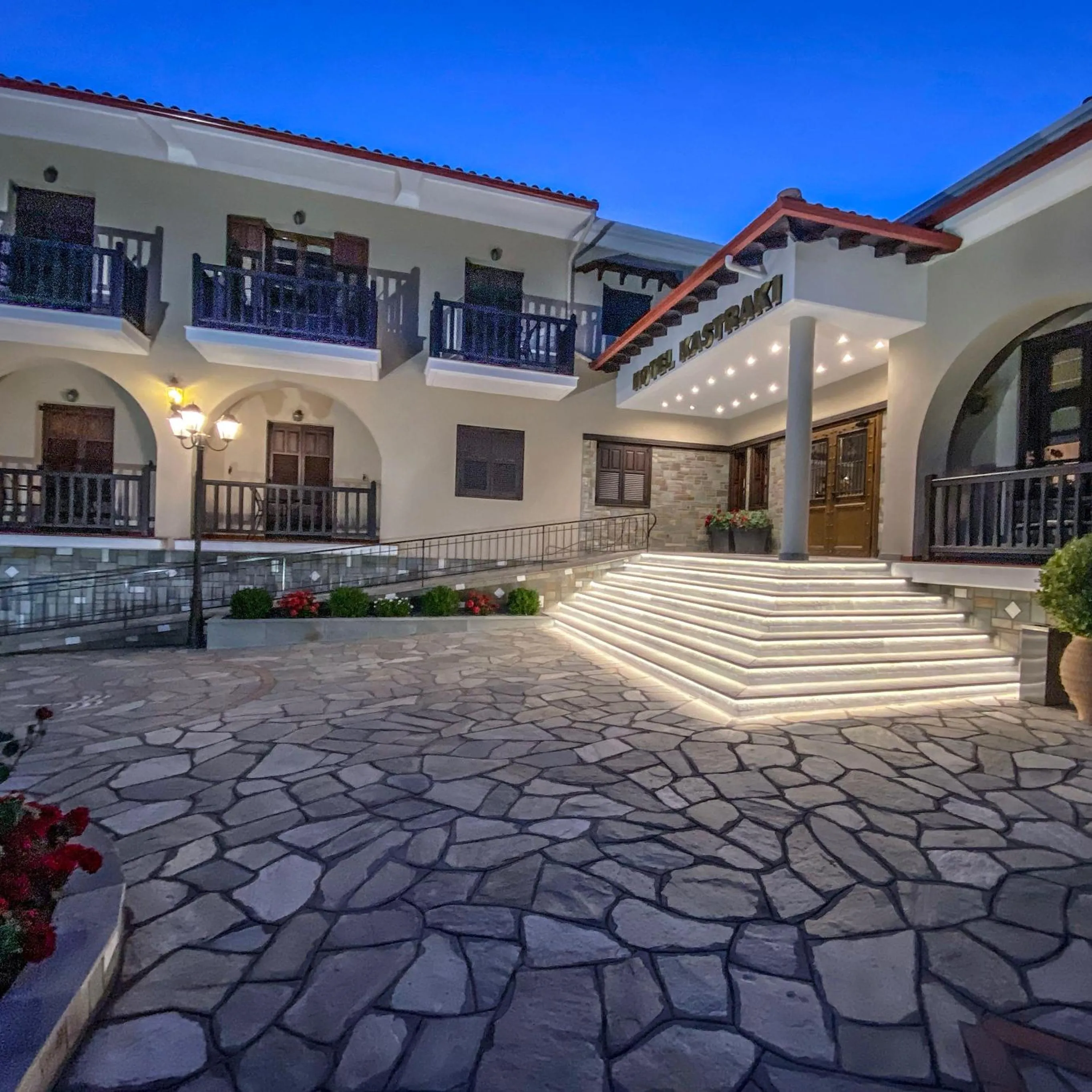 Facade/entrance in Hotel Kastraki