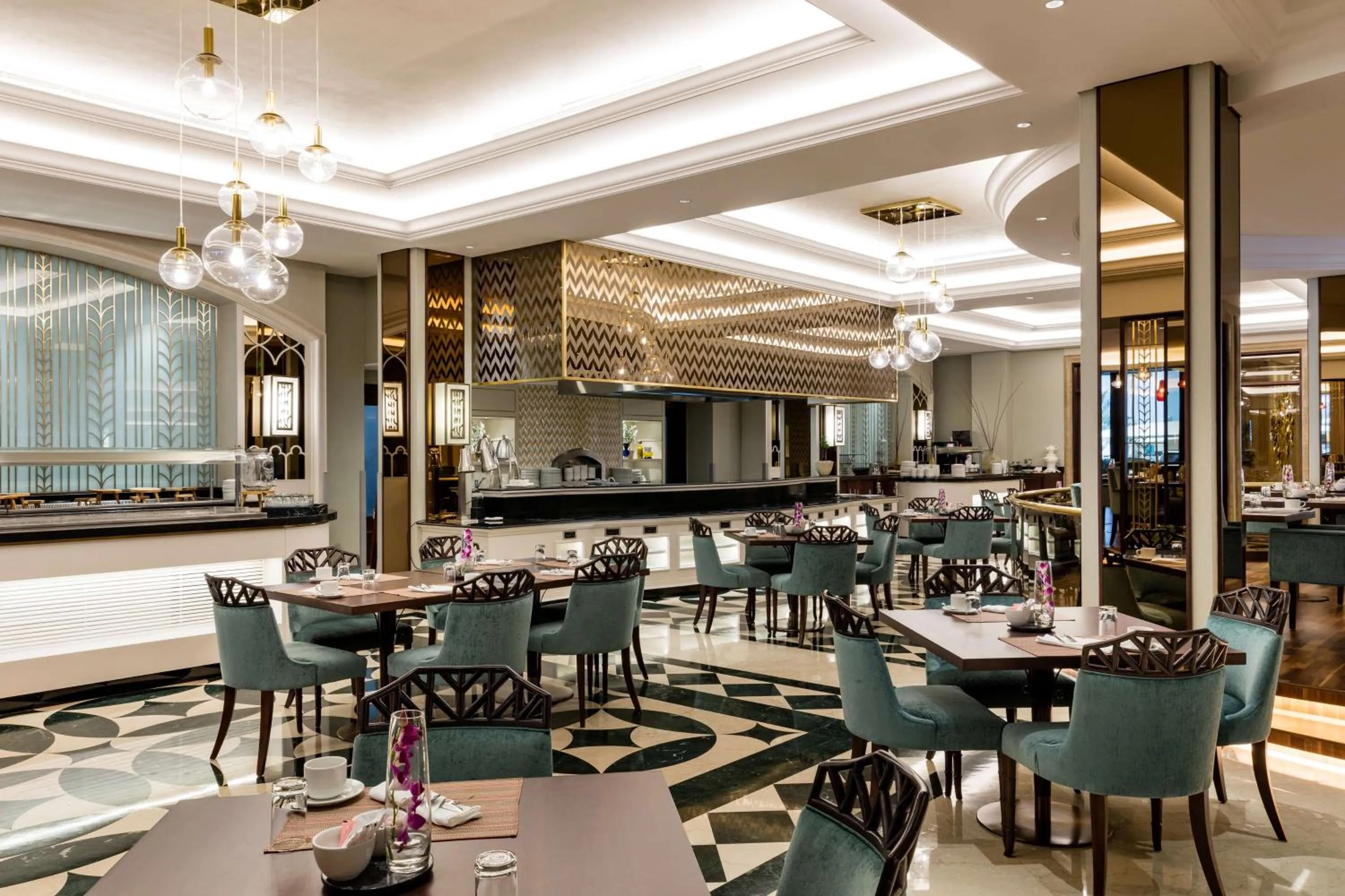 Staff in The Diplomat Radisson Blu Hotel Residence & Spa