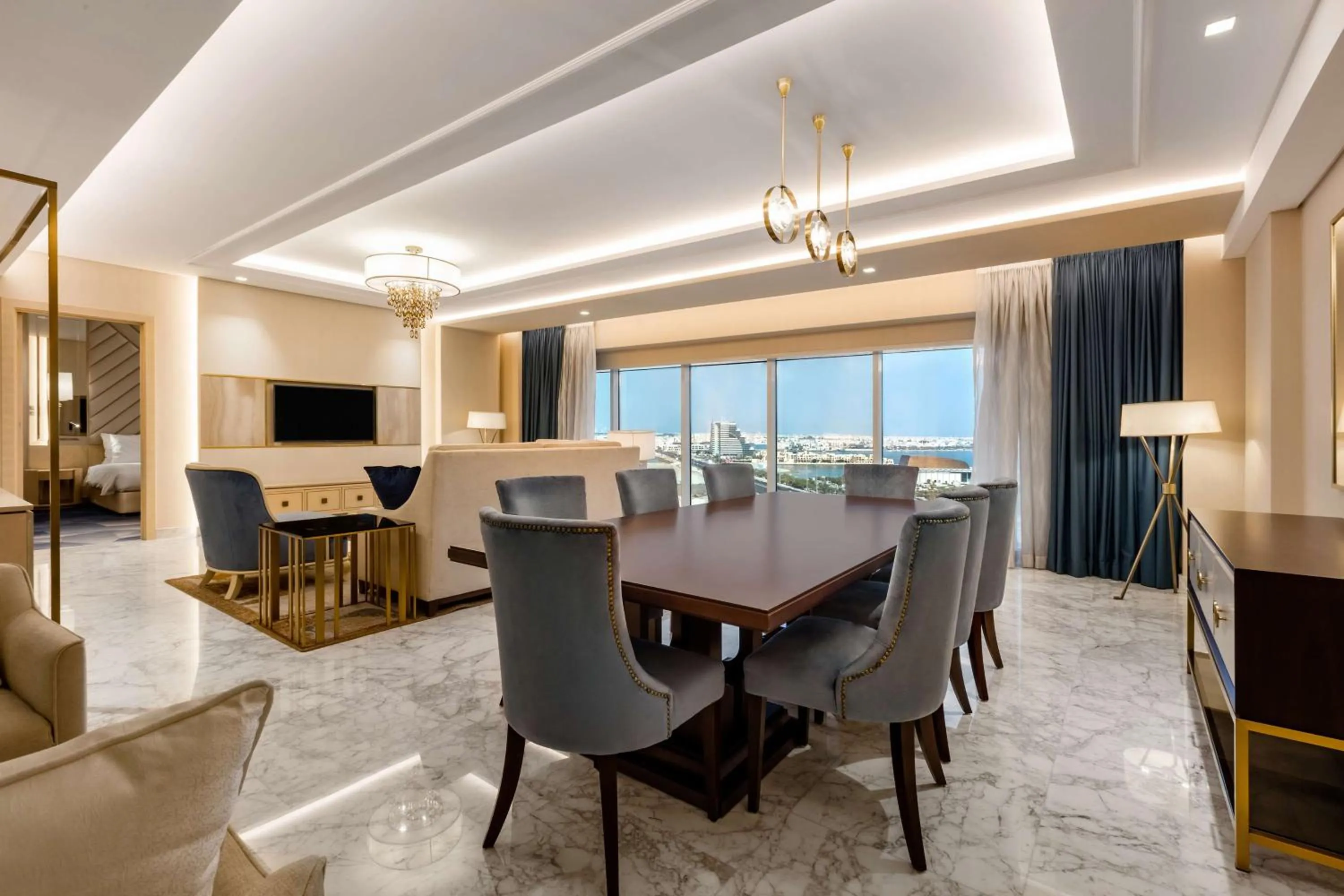 Restaurant/places to eat in The Diplomat Radisson Blu Hotel Residence & Spa