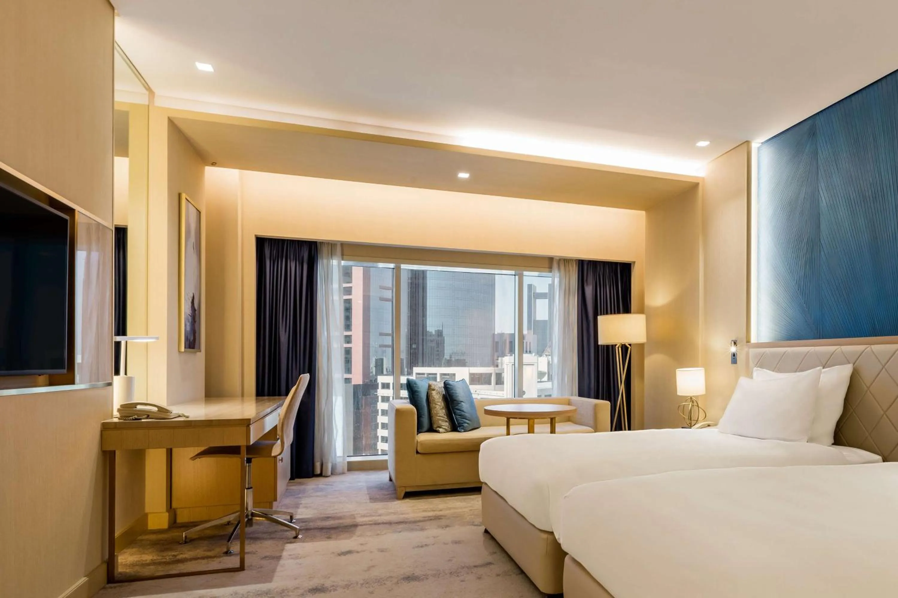 Bedroom, Bed in The Diplomat Radisson Blu Hotel Residence & Spa