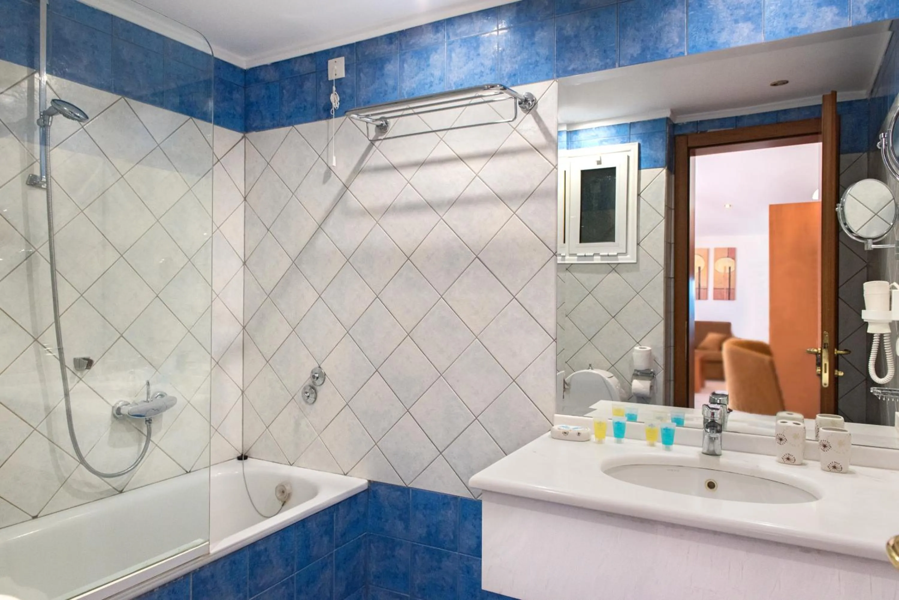 Shower in Pyrgos Hotel