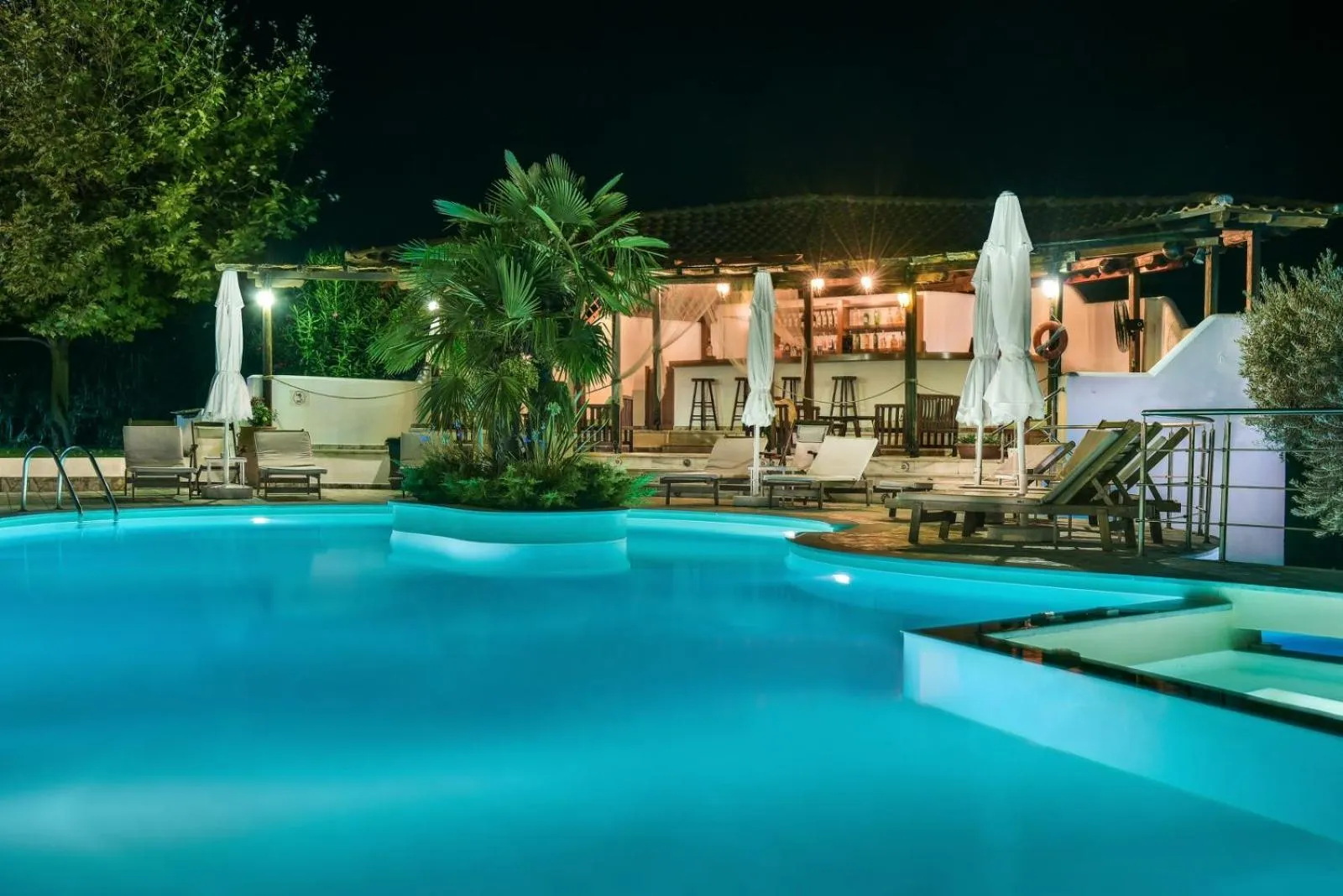 Lounge or bar in Pyrgos Hotel