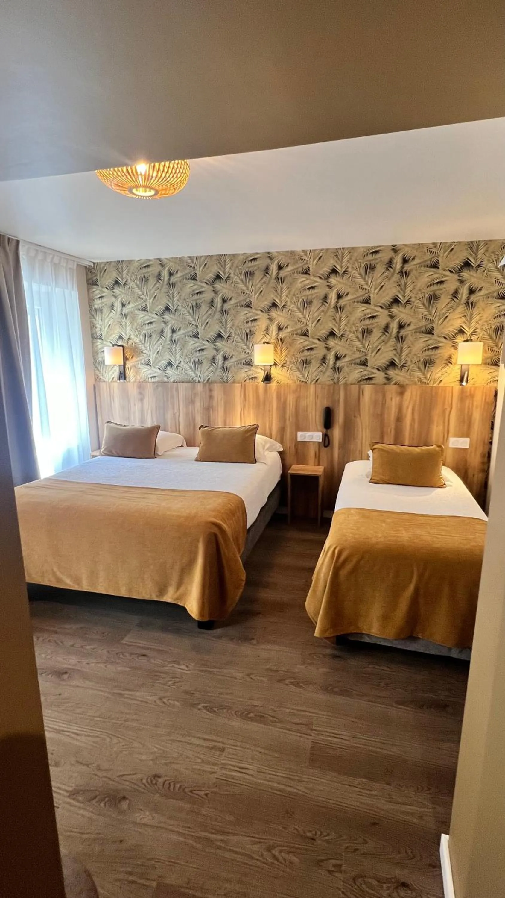 Photo of the whole room, Bed in Logis Hôtel Restaurant Azalées