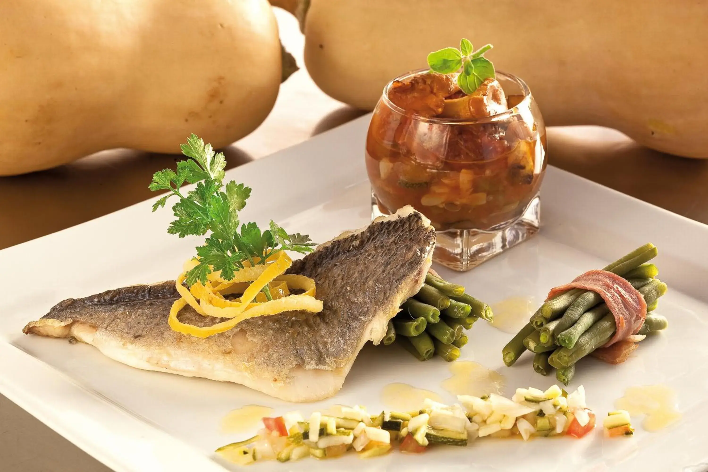 Food close-up in Logis Hôtel Restaurant Azalées Food close-up in Logis Hôtel Restaurant Azalées