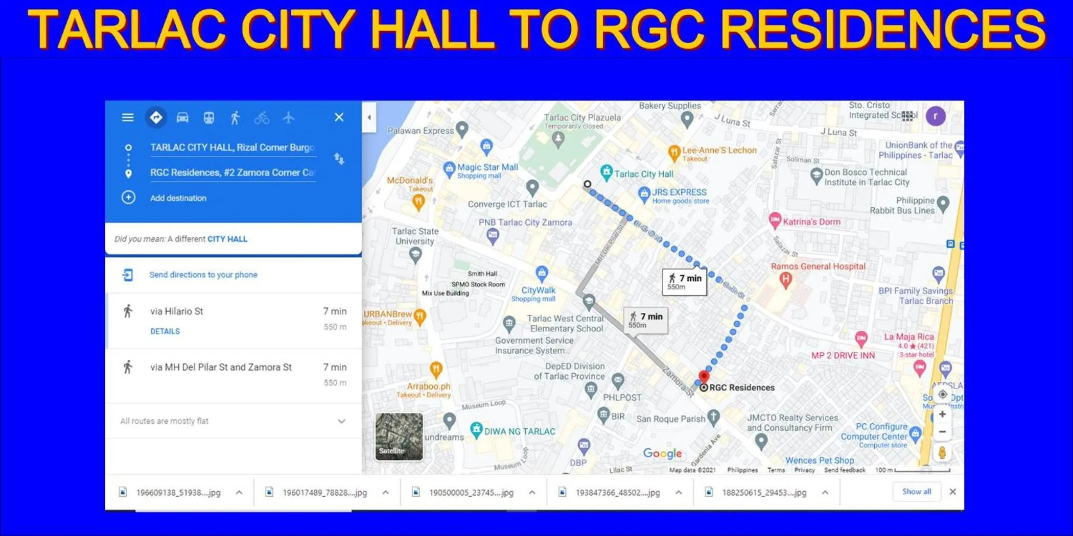 Location in RGC Residences