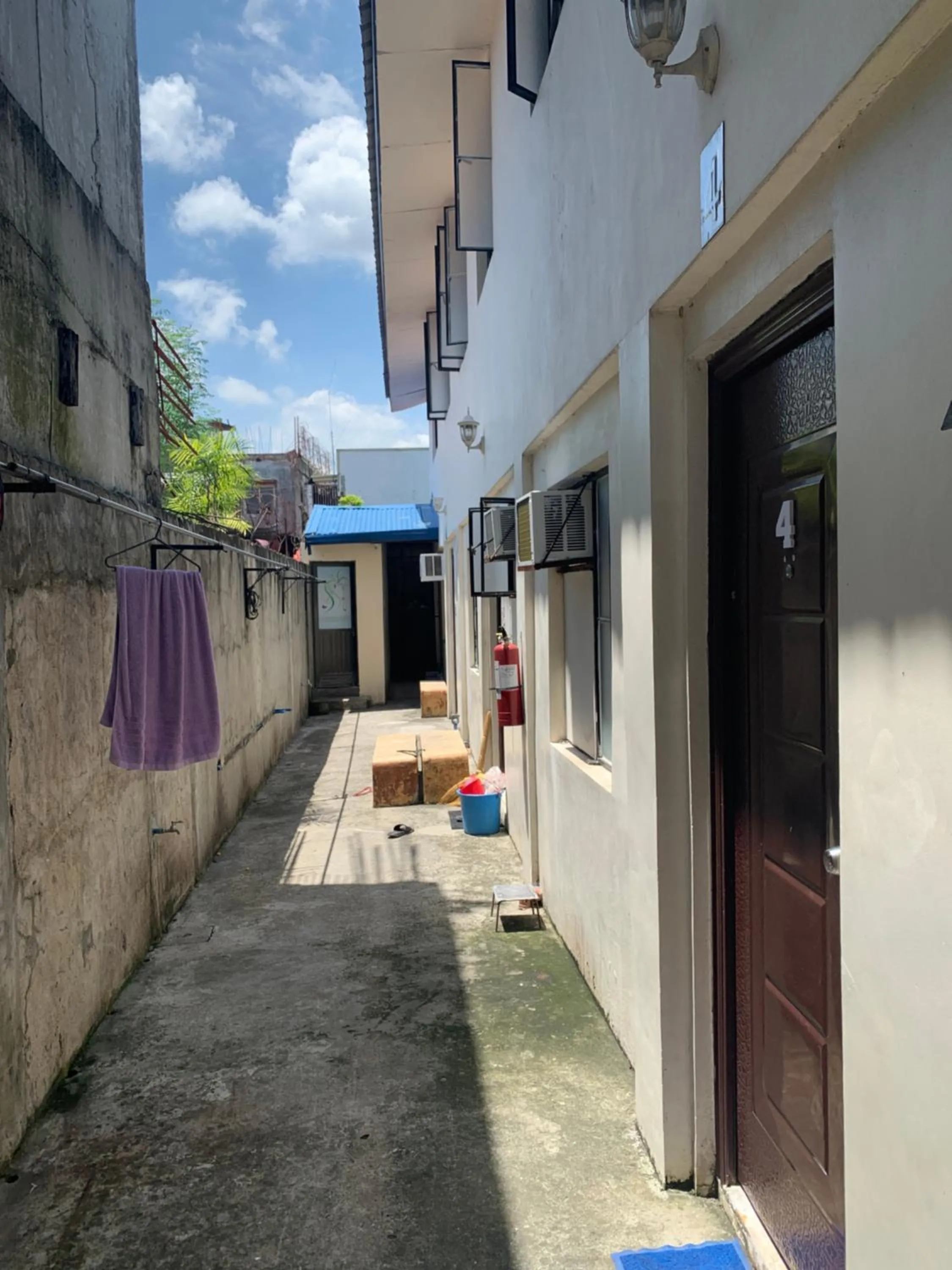 Quiet street view in RGC Residences