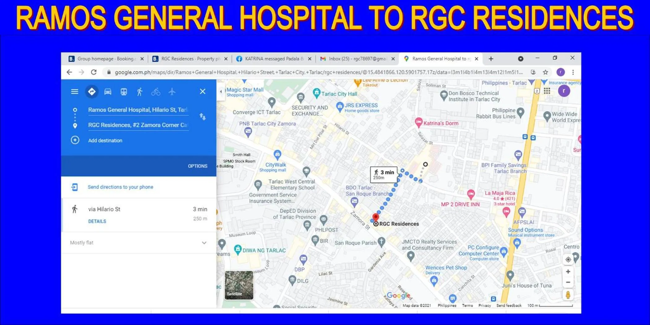 Location in RGC Residences