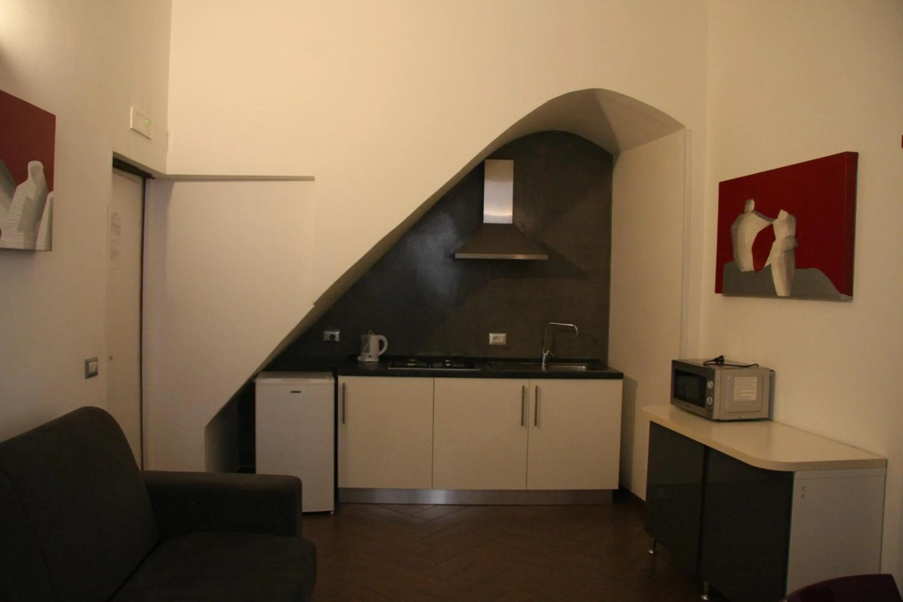 Kitchen or kitchenette in Palazzo della Poesia Casa Vacanze