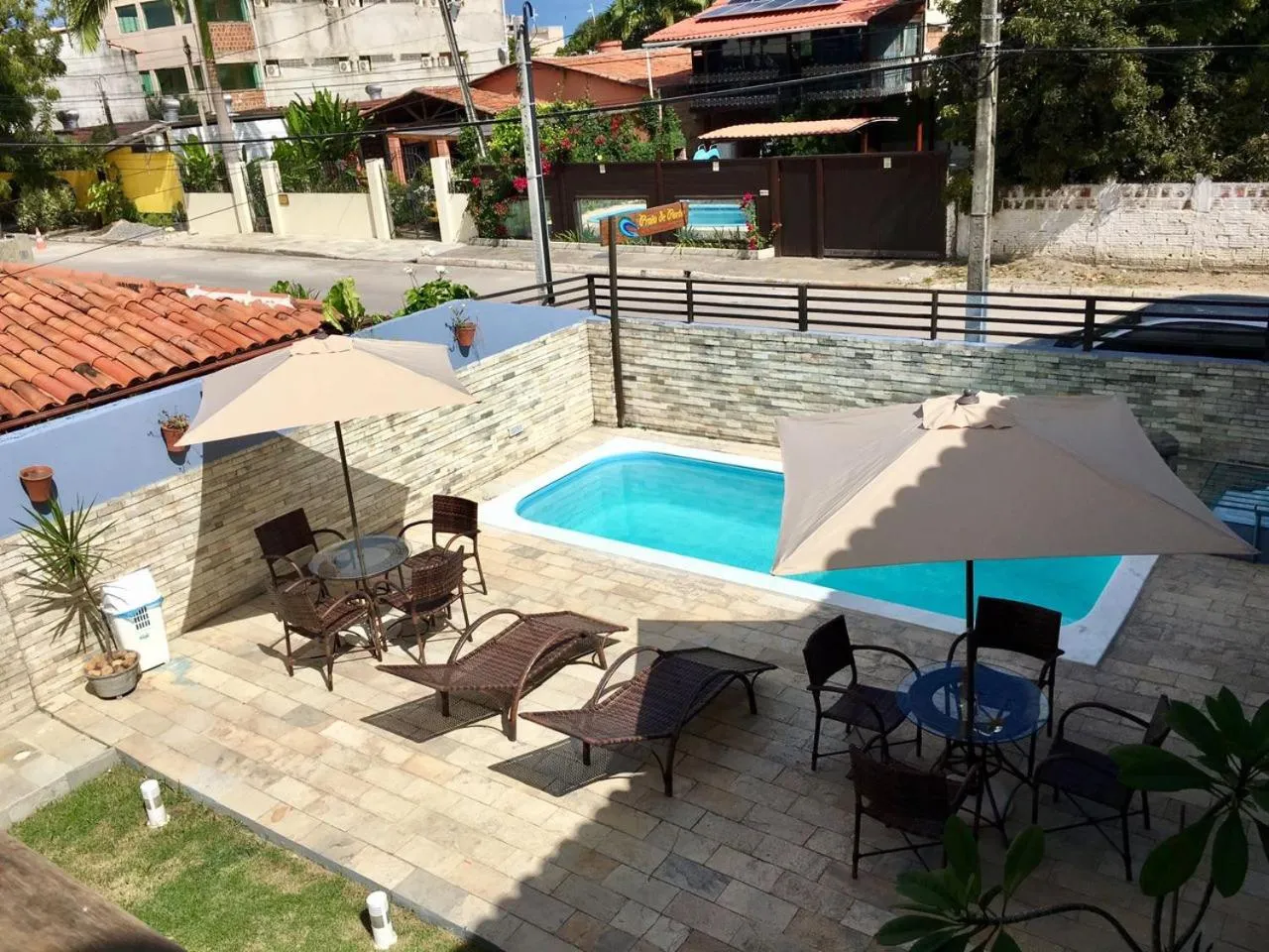 Bird's eye view in Pousada Praia de Porto