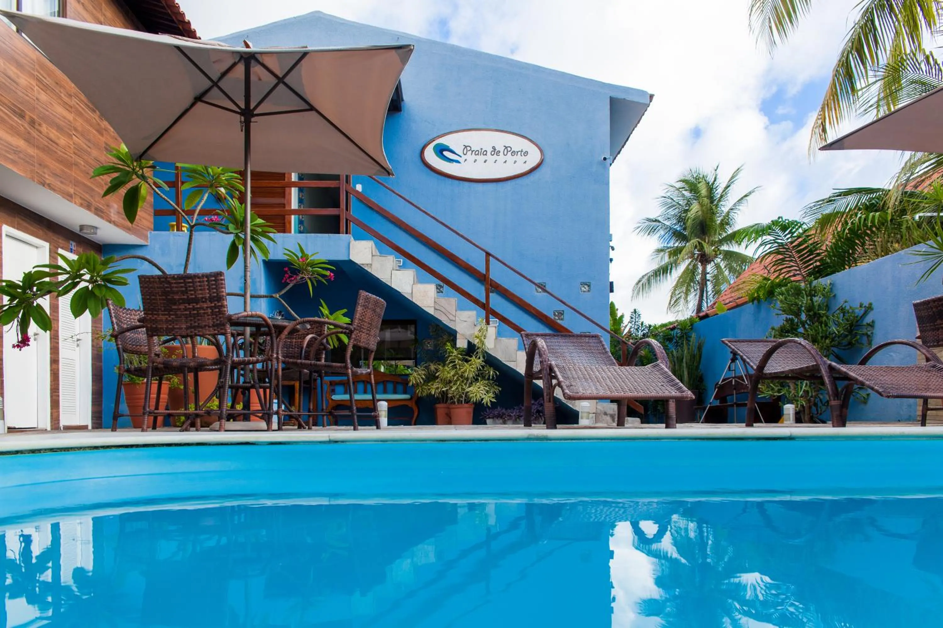 Swimming pool in Pousada Praia de Porto