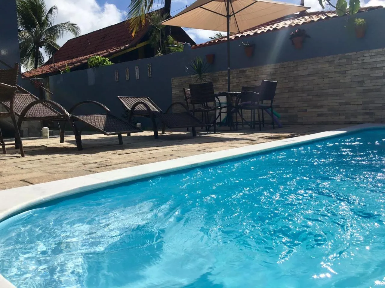 Swimming pool in Pousada Praia de Porto