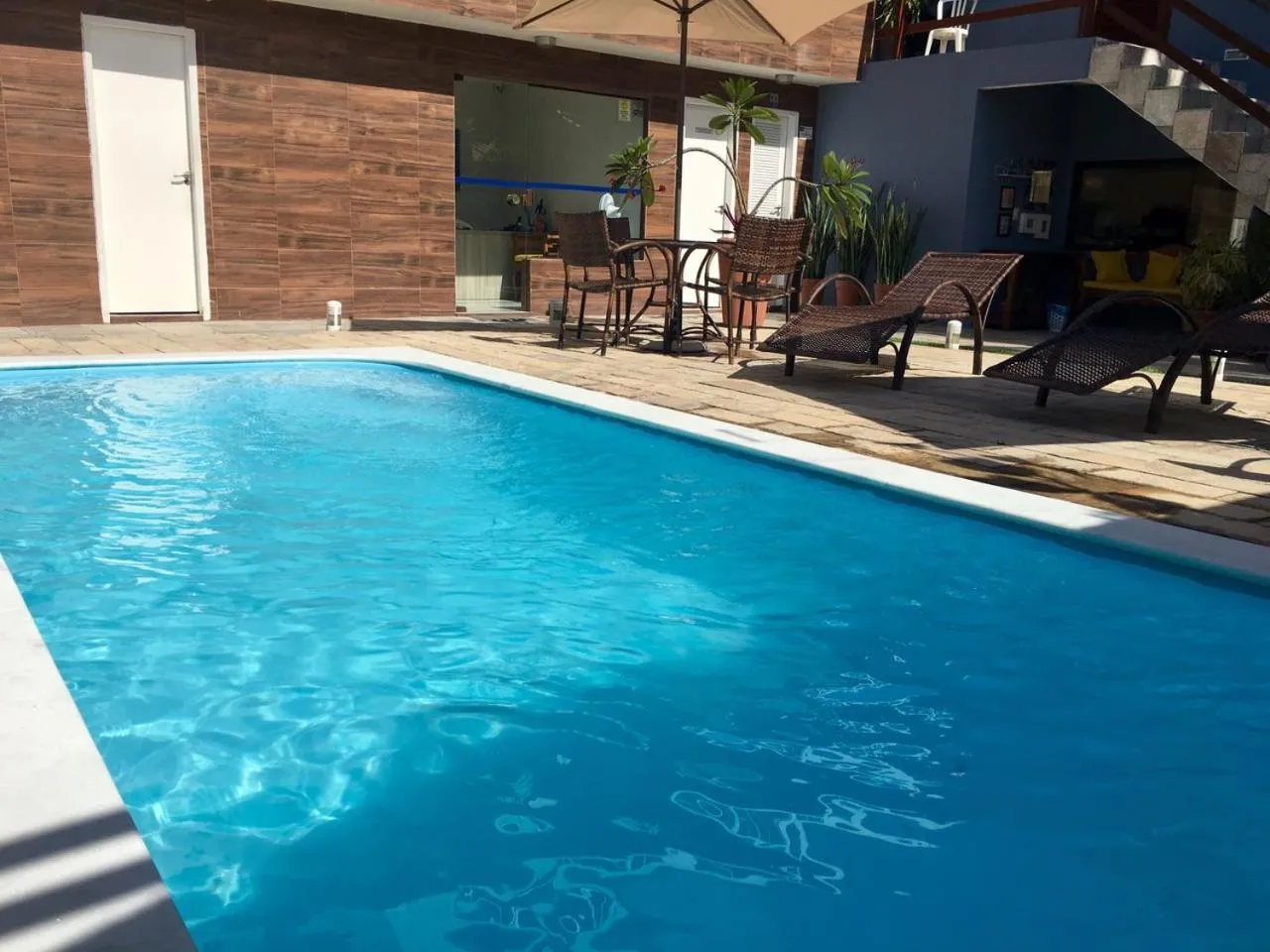 Swimming pool in Pousada Praia de Porto