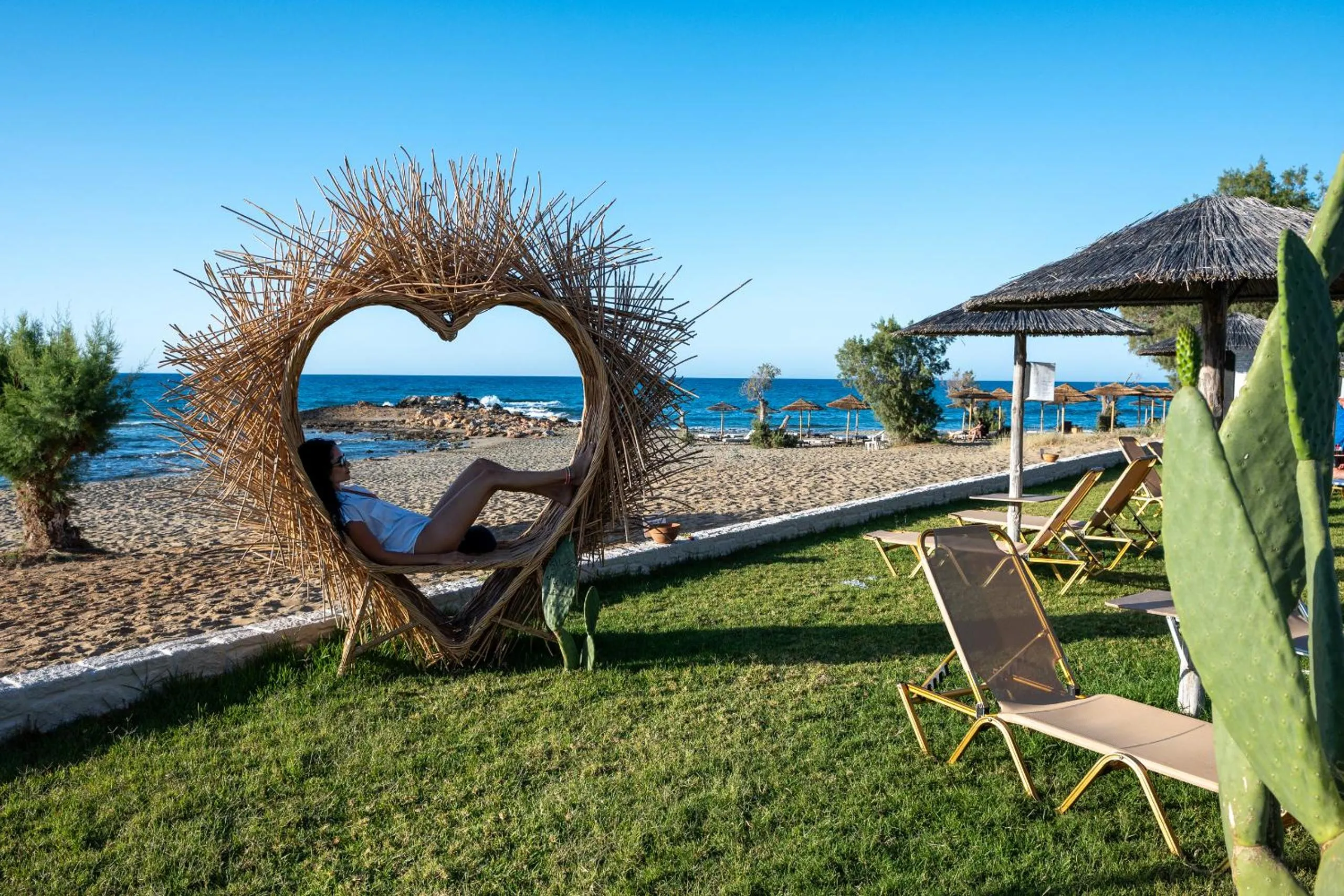 Swimming pool in Silver Sun Studios & Apartments