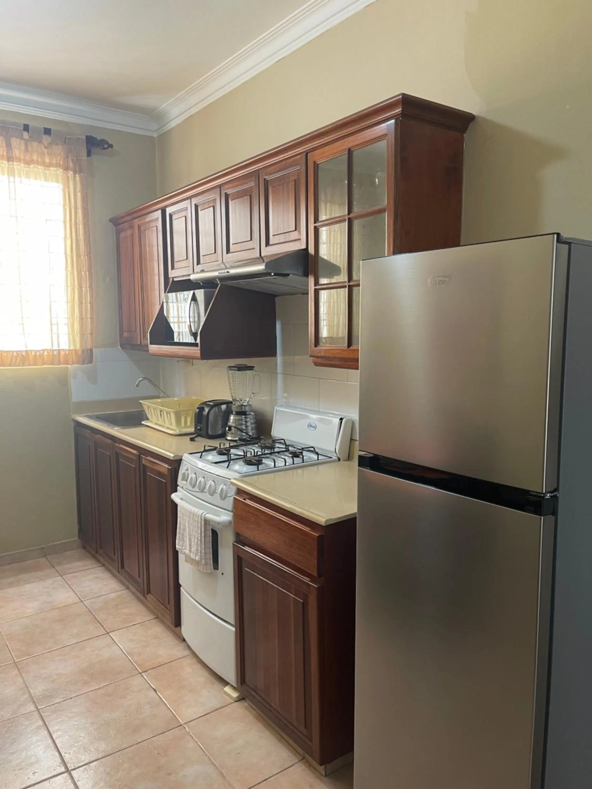 Kitchen or kitchenette in Apartahotel Alvear