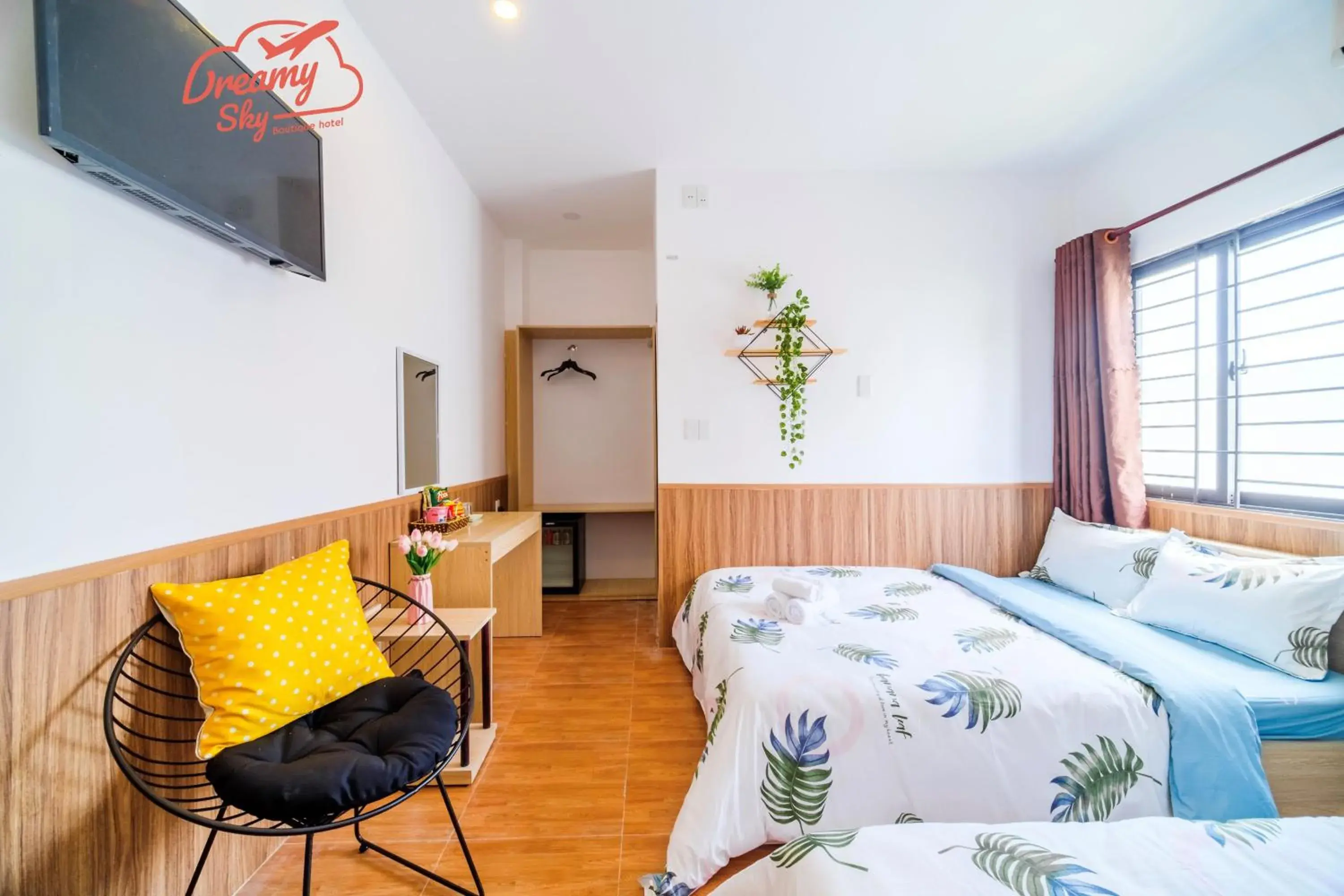 Bed in Dreamy Sky - Airport View Boutique Hotel Bed in Dreamy Sky - Airport View Boutique Hotel