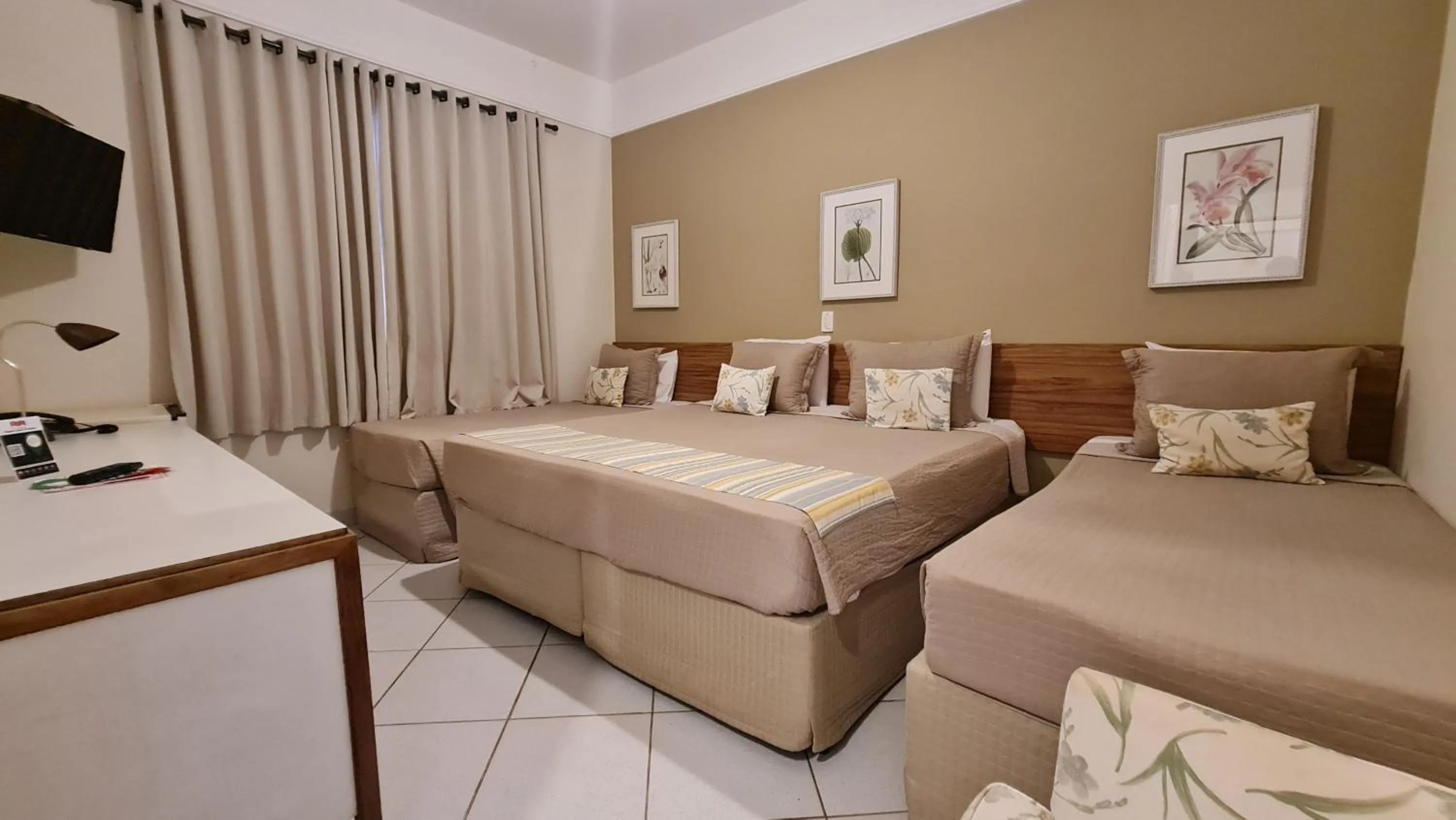 Bed in Hotel Mantovani