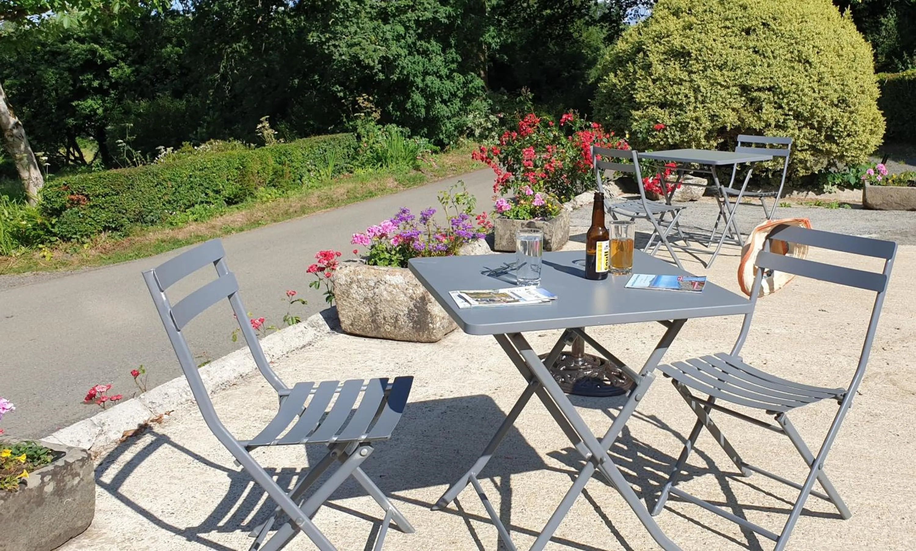 Patio in La vallée du Rivoal