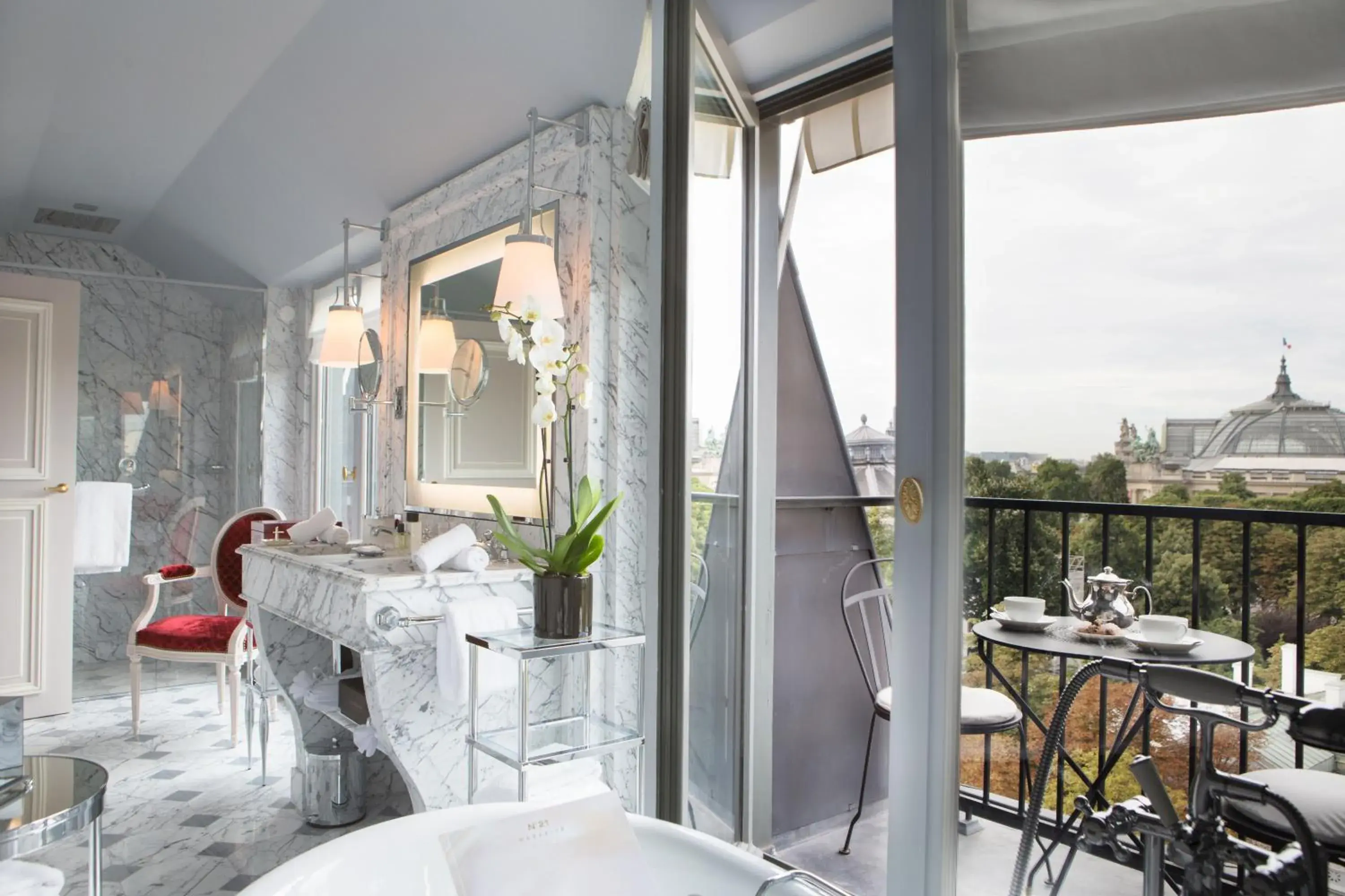 View (from property/room) in La Réserve Paris Hotel & Spa View (from property/room) in La Réserve Paris Hotel & Spa