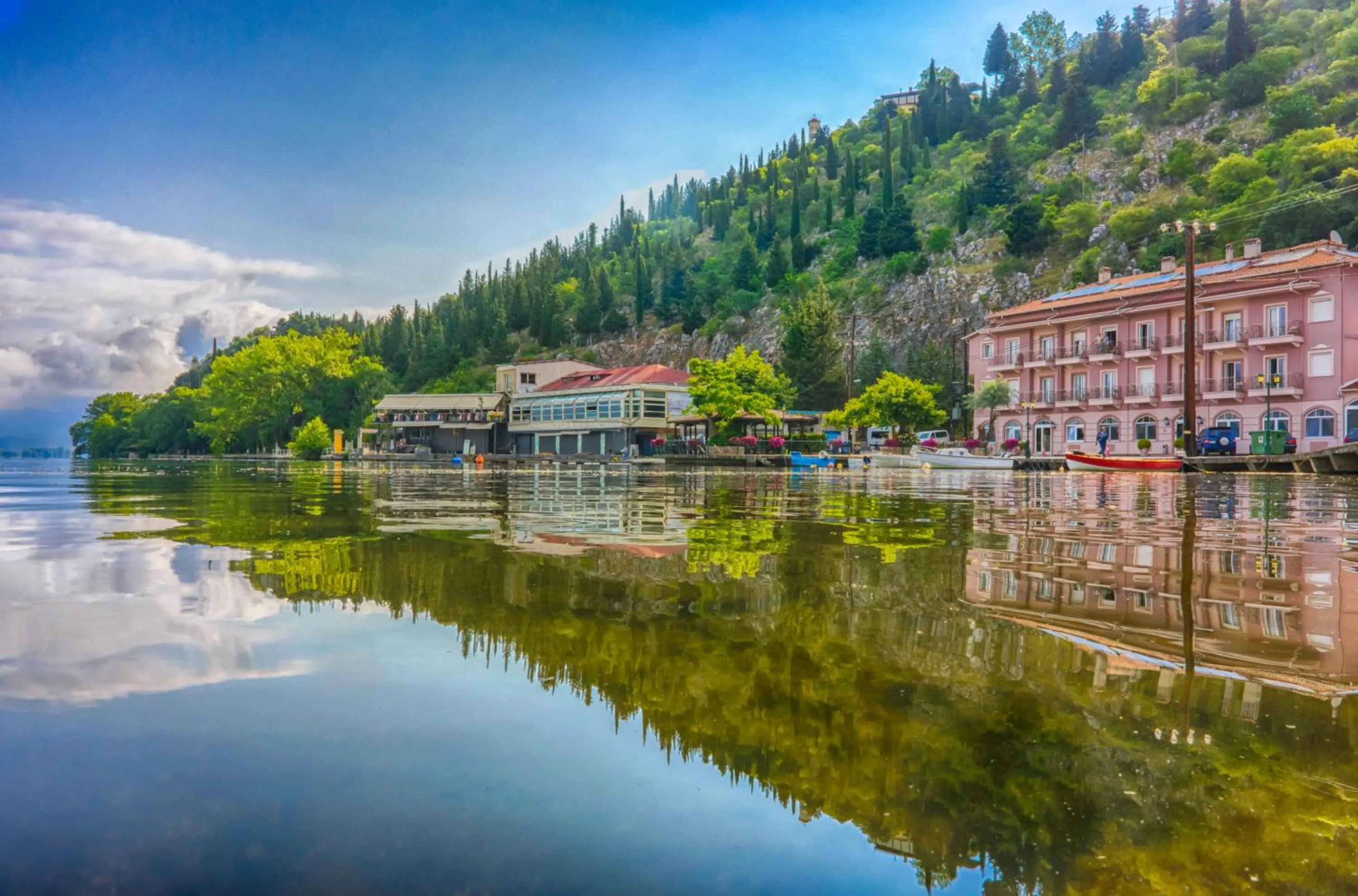 Natural landscape in Hotel Kastoria in Kastoria City