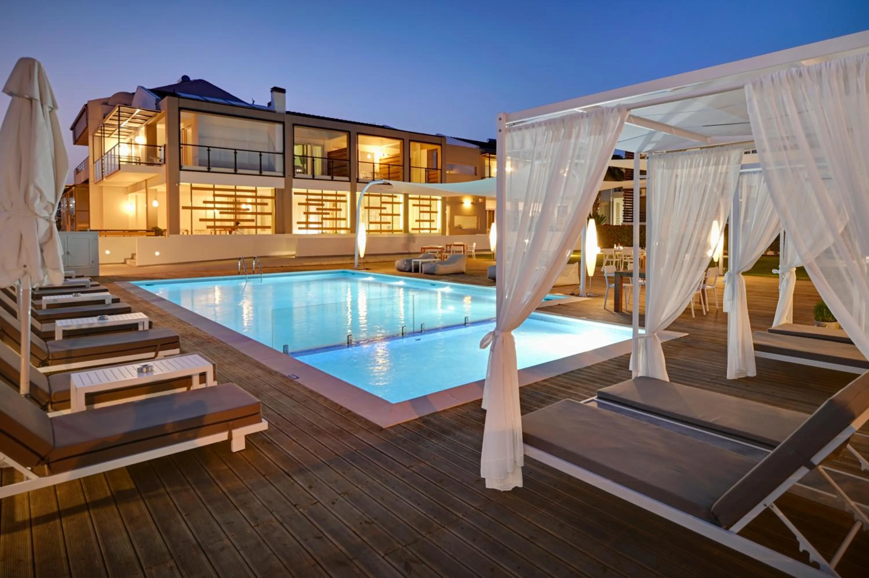 Pool view in SESA Boutique Hotel & Restaurant