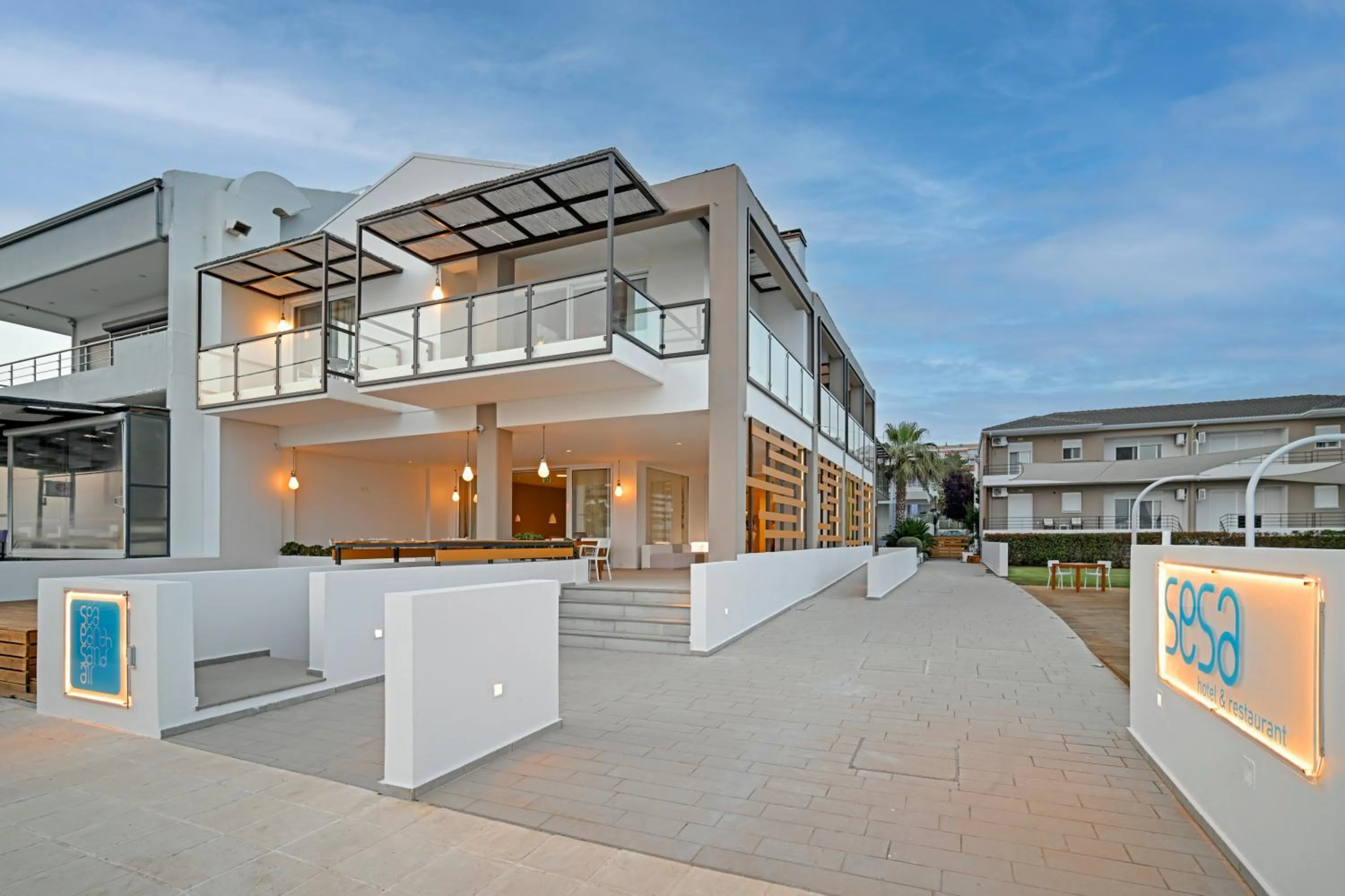 Property building in SESA Boutique Hotel & Restaurant