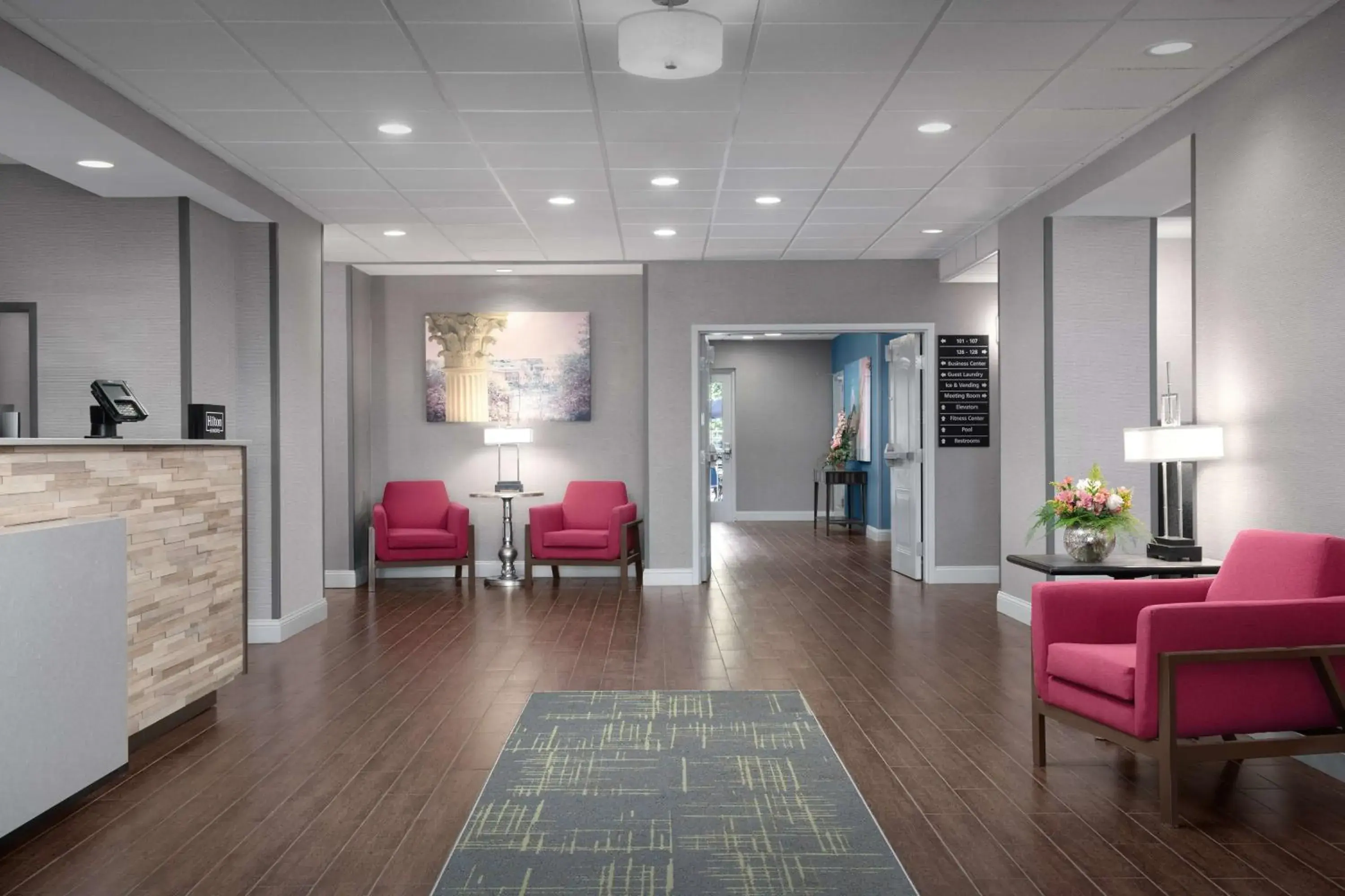 Lobby or reception in Hampton Inn Statesboro Lobby or reception in Hampton Inn Statesboro
