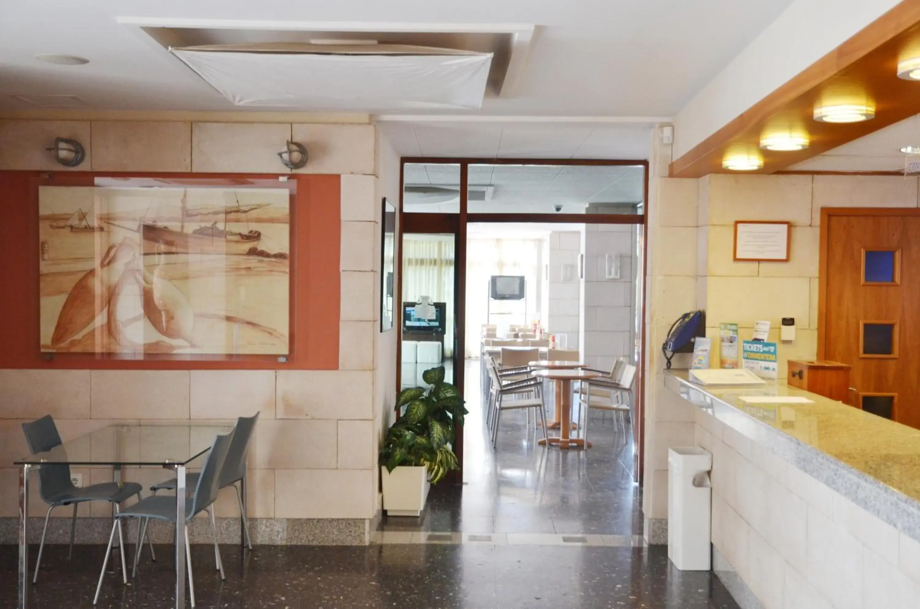 Lobby or reception in azuLine Hotel S'Anfora & Fleming Lobby or reception in azuLine Hotel S'Anfora & Fleming