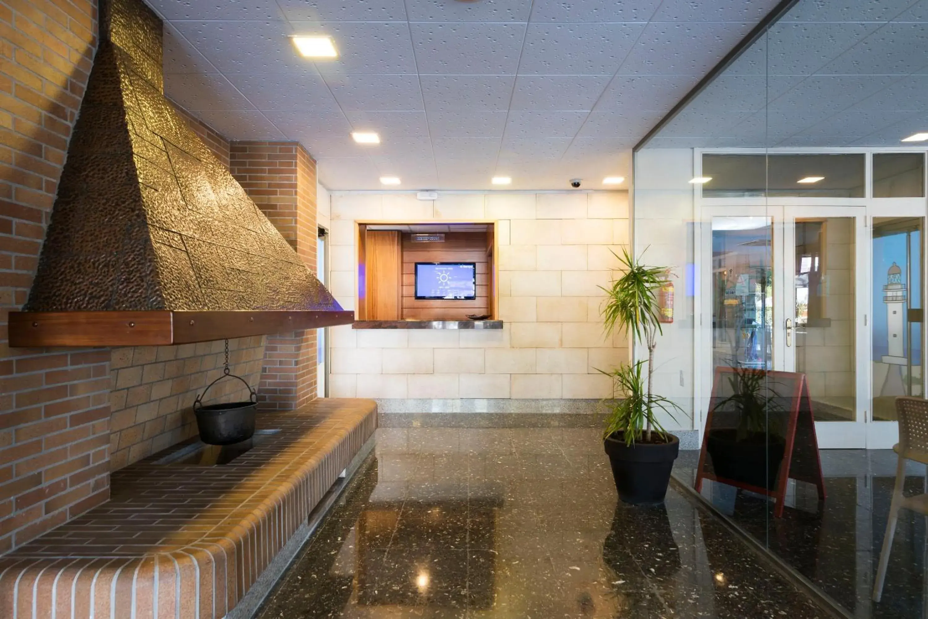 Lobby or reception in azuLine Hotel S'Anfora & Fleming Lobby or reception in azuLine Hotel S'Anfora & Fleming