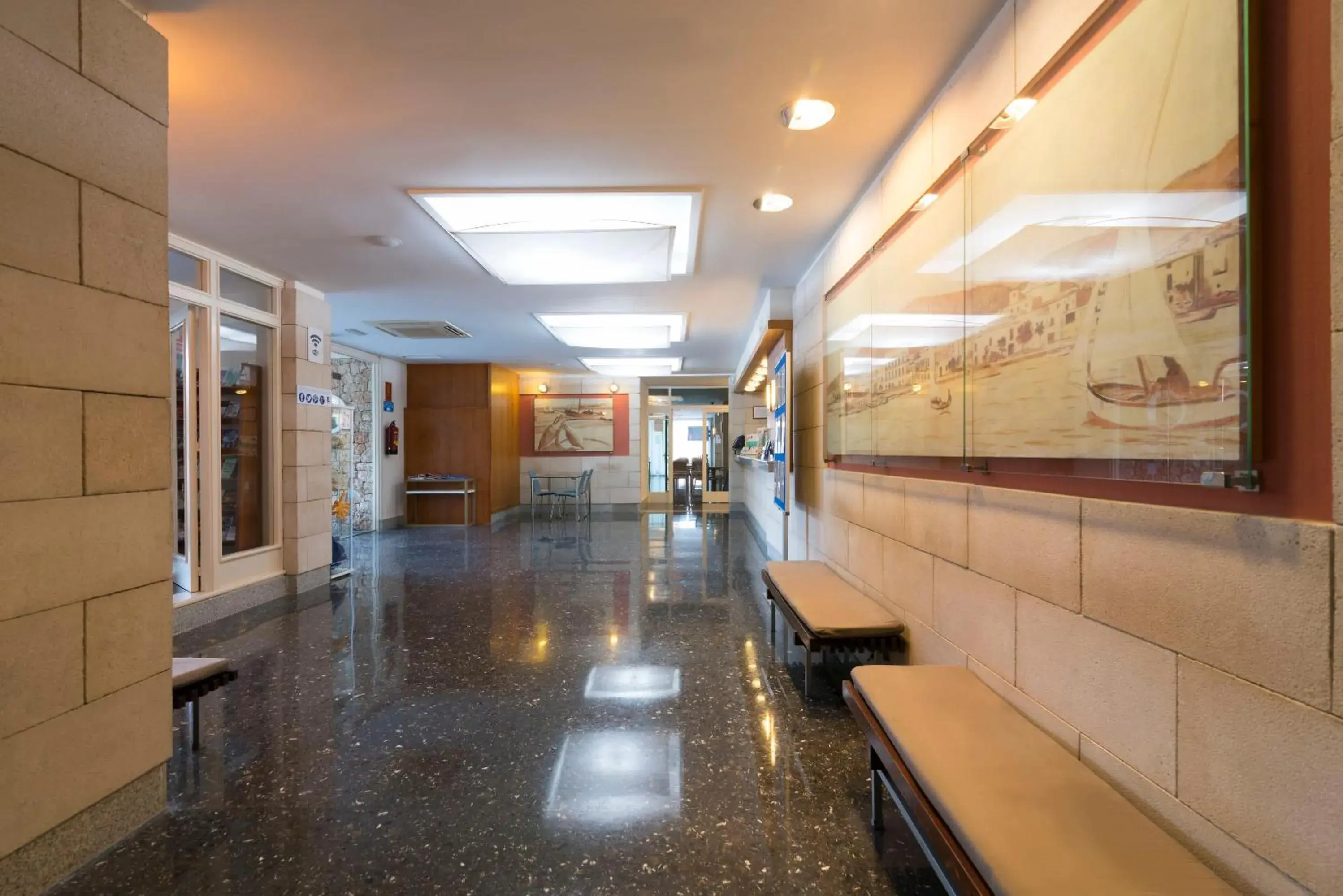 Lobby or reception in azuLine Hotel S'Anfora & Fleming Lobby or reception in azuLine Hotel S'Anfora & Fleming