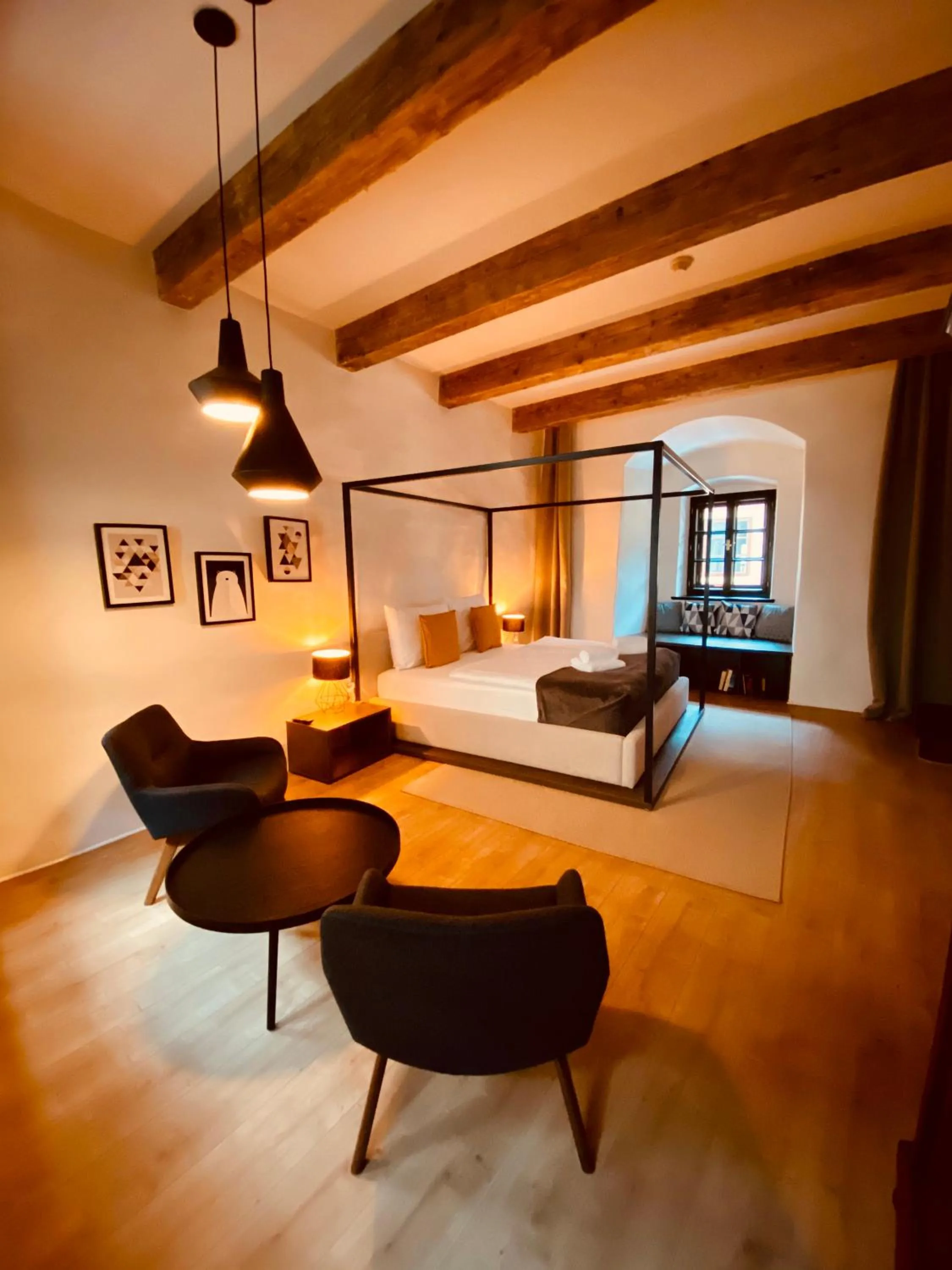 Bedroom, Bed in Pension Kristian by KH