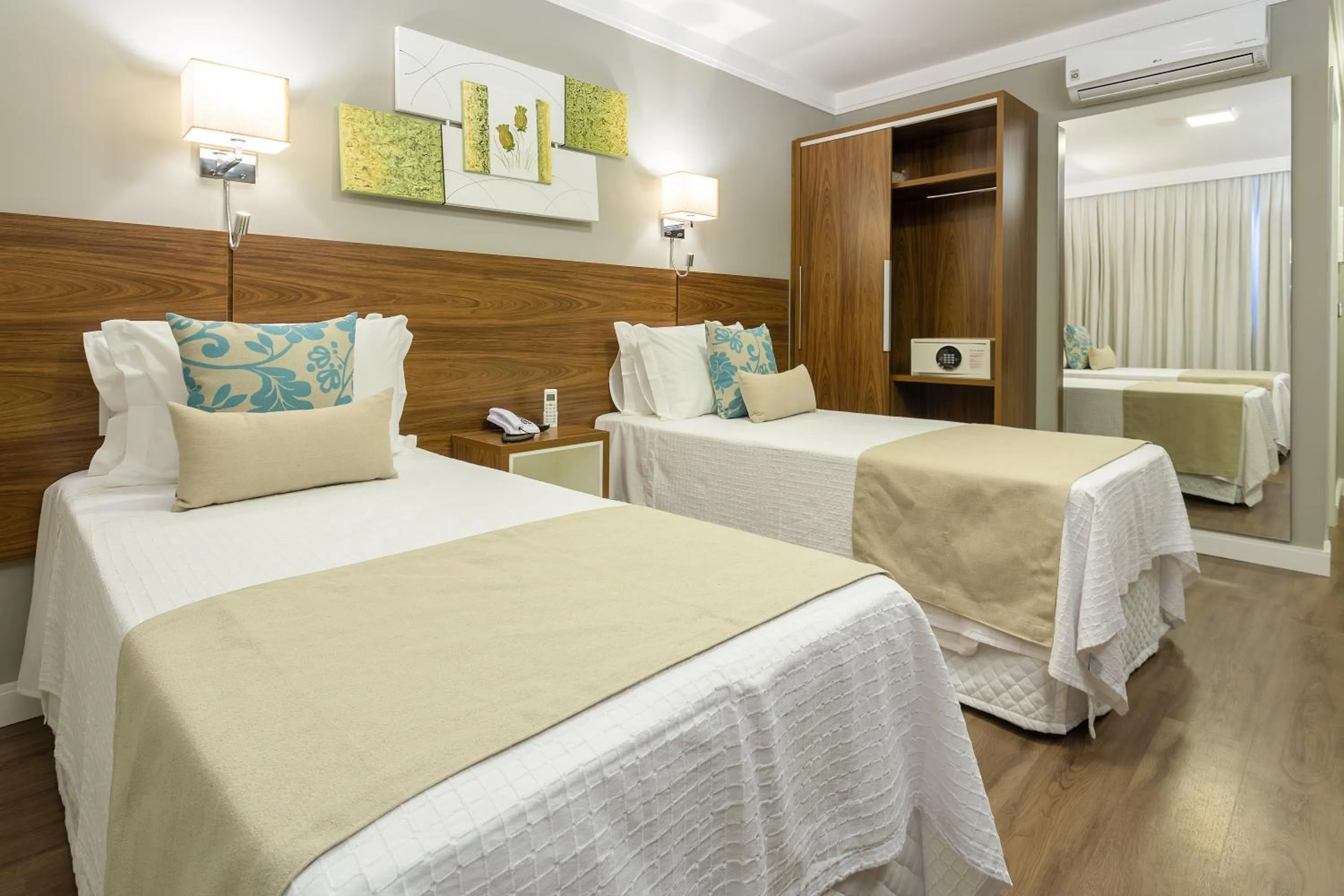 Bed in Hotel Villa Fiori