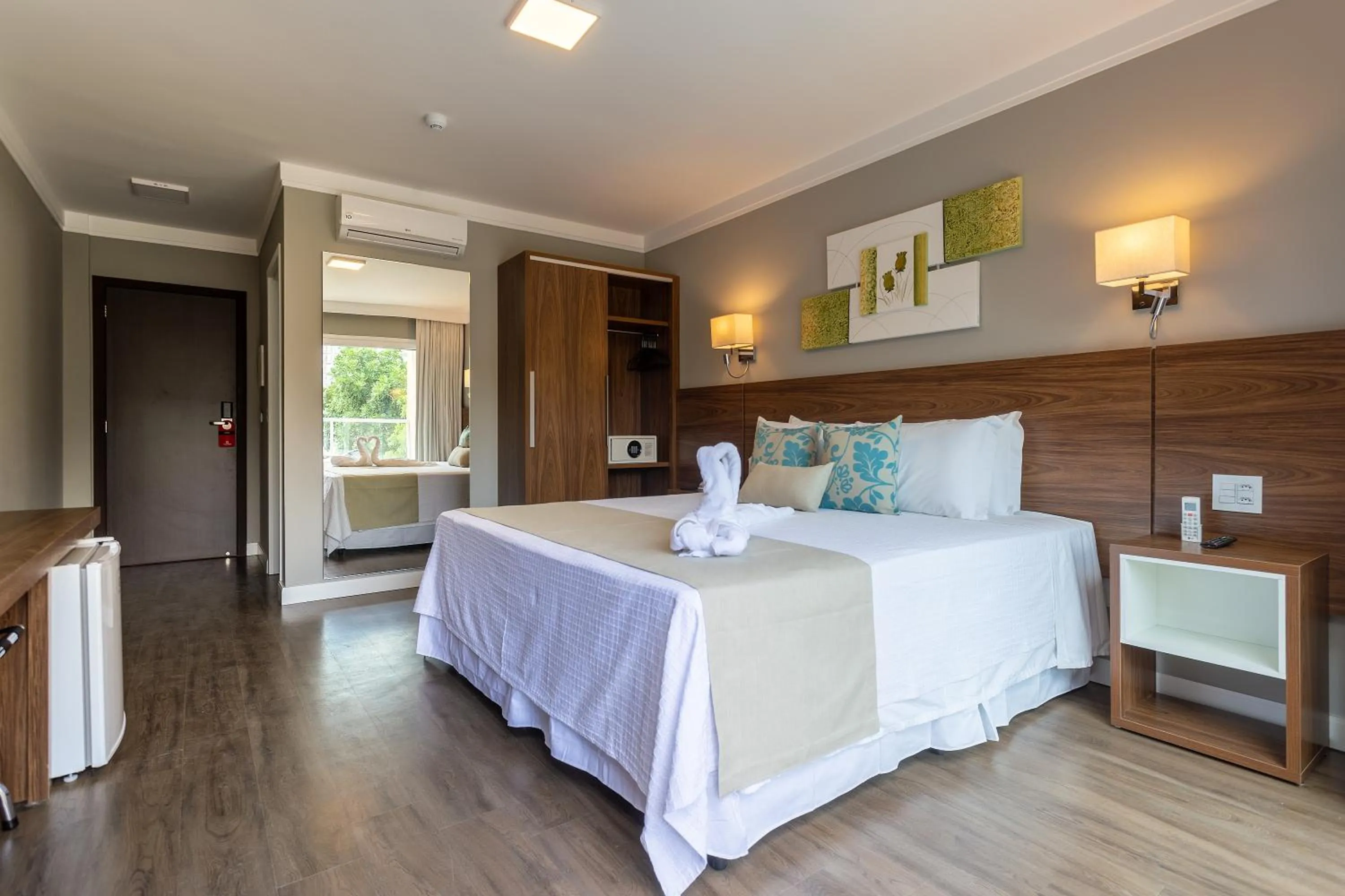 Bed in Hotel Villa Fiori