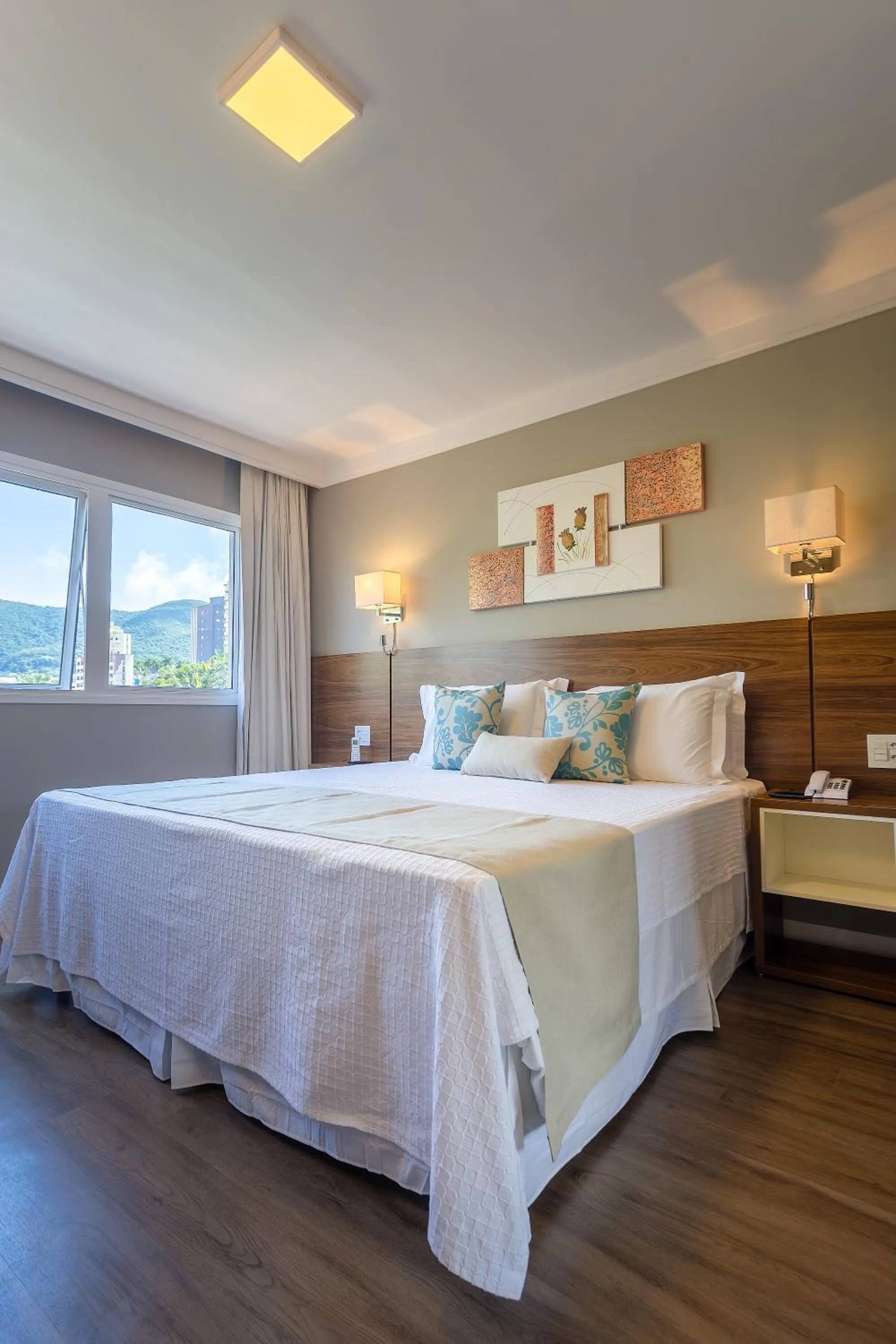 Bed in Hotel Villa Fiori