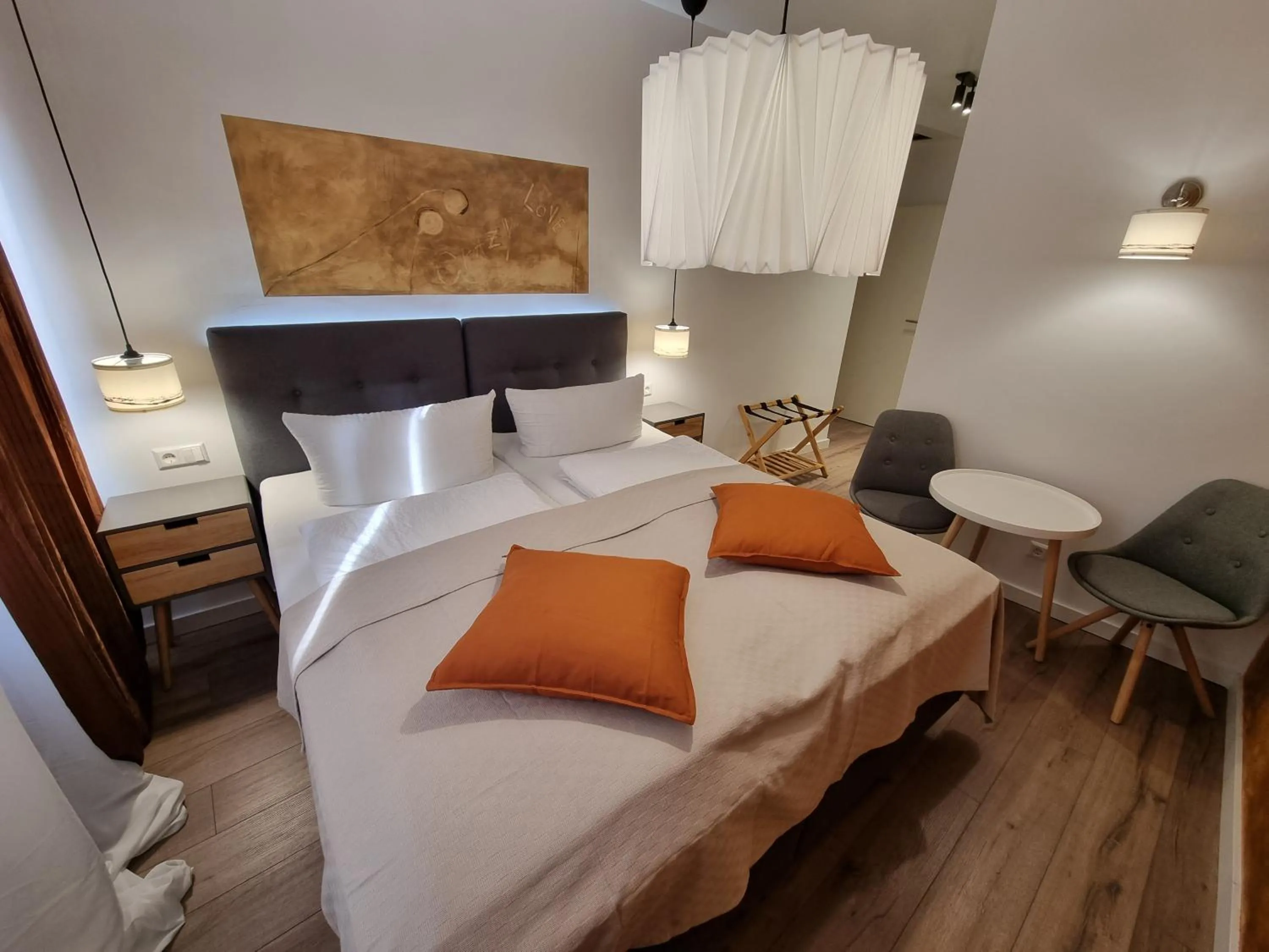 Bed in Hotel Zur Post