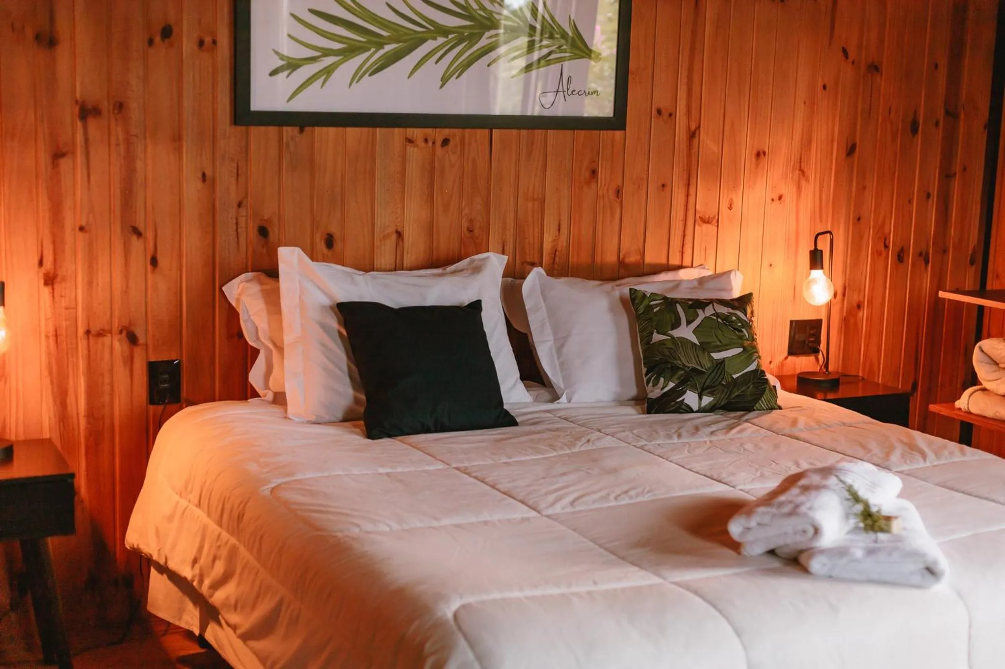 Bed in Afeto Pousada