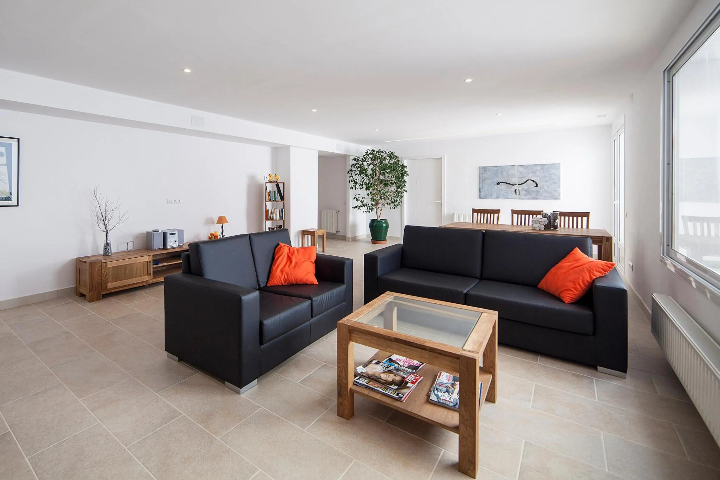 Living room in Hotel Nou Estrelles