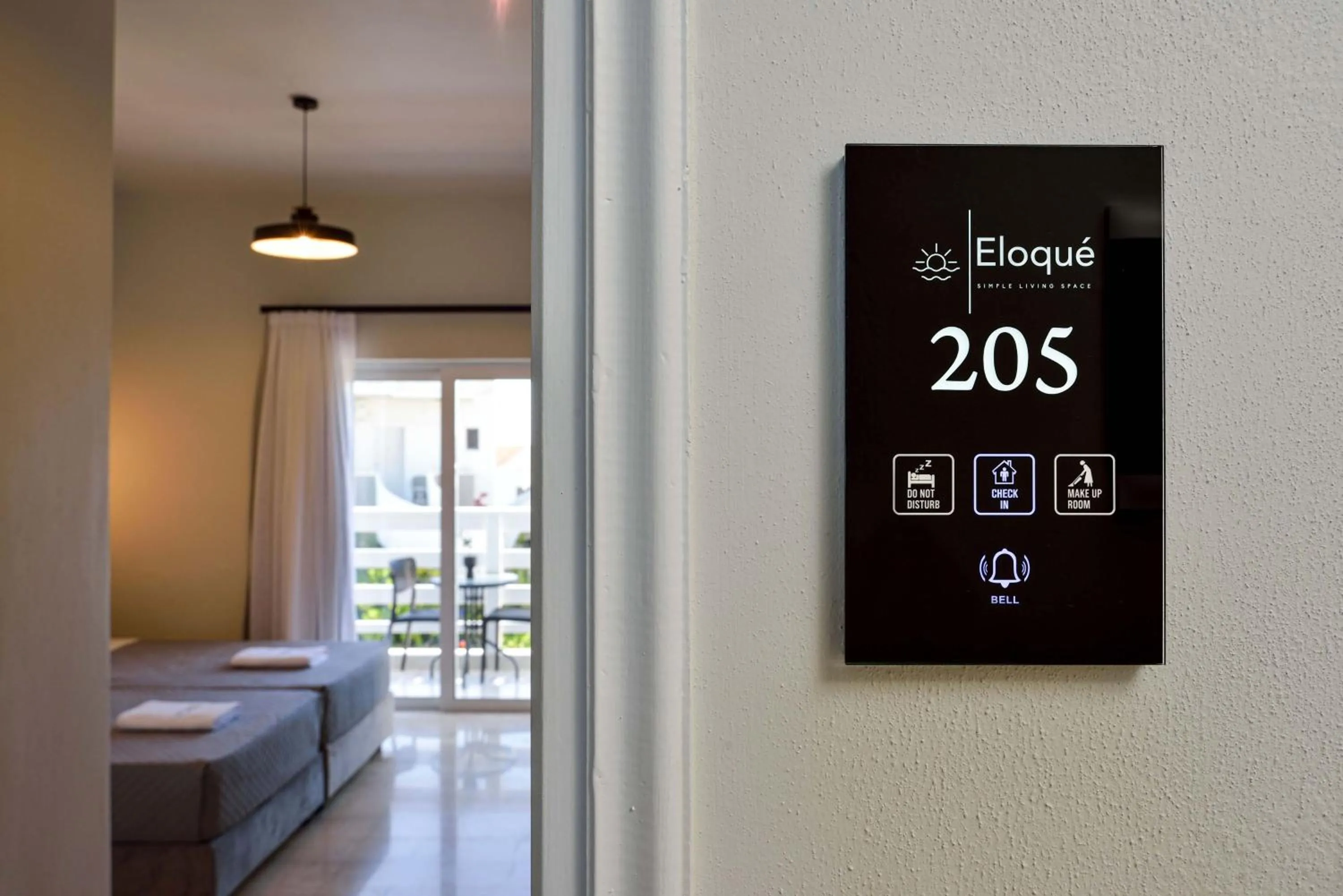 Decorative detail, Bed in Eloque Simple living space