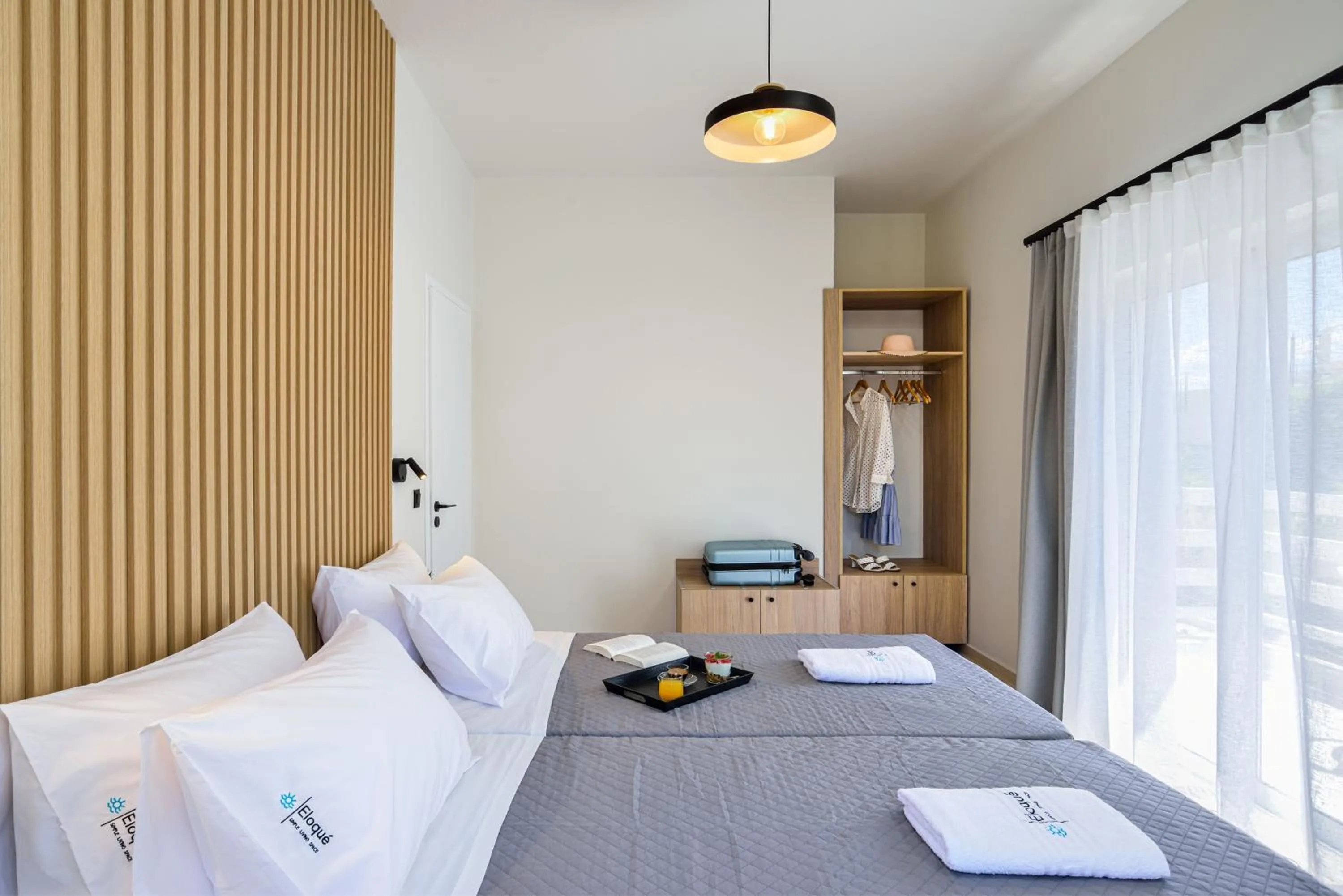 Bedroom, Bed in Eloque Simple living space