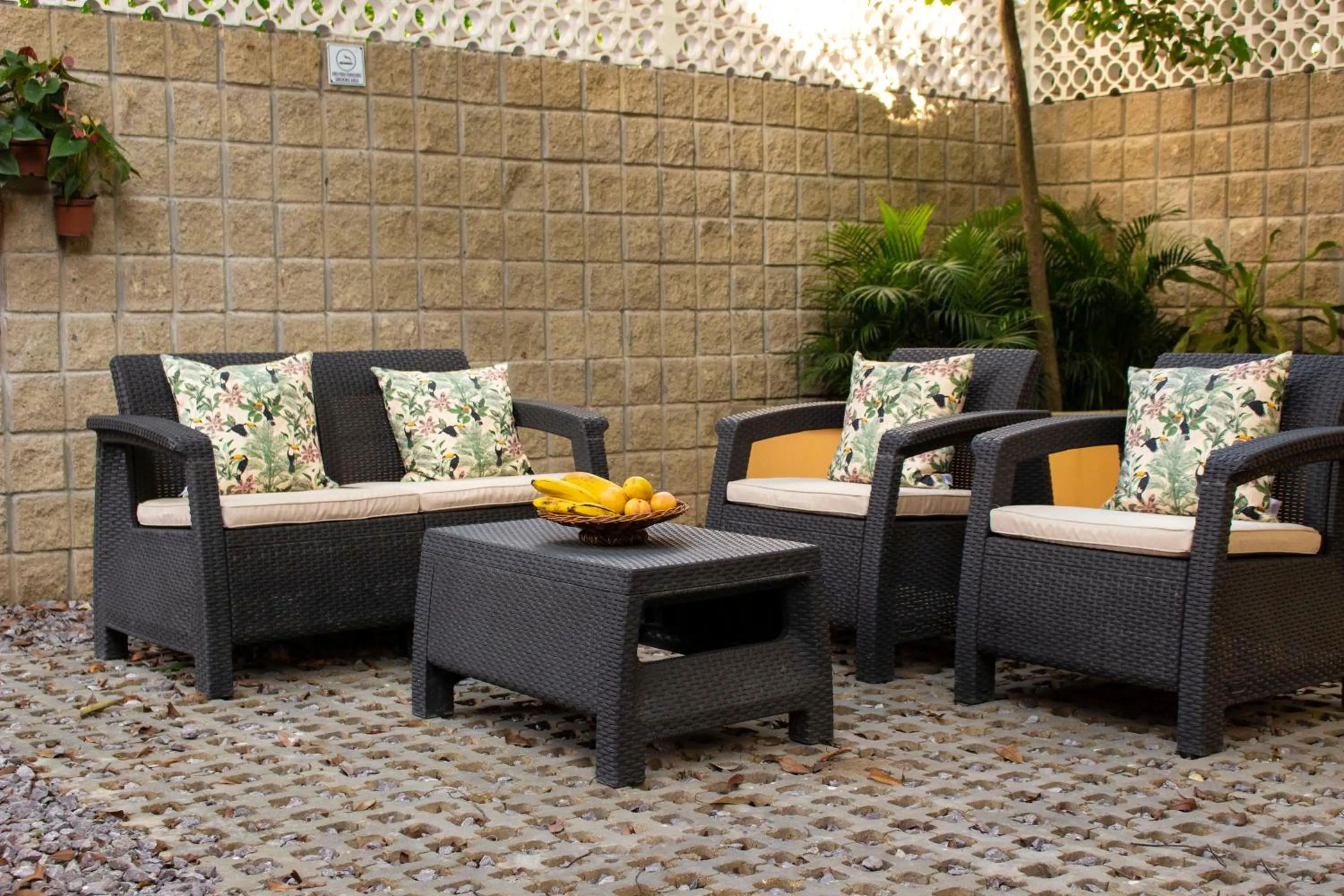 Patio in Hotel La Gloria