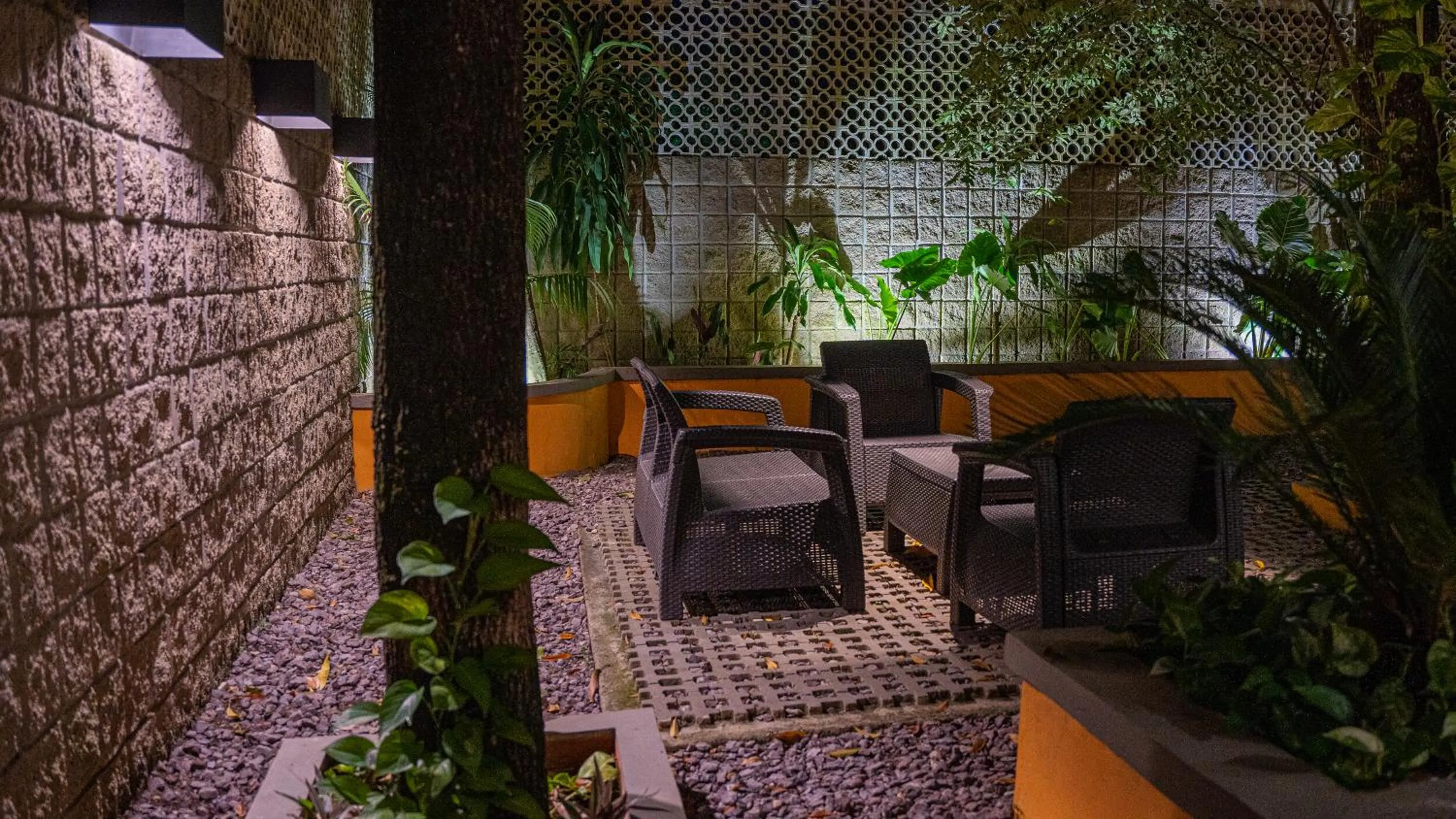 Patio in Hotel La Gloria