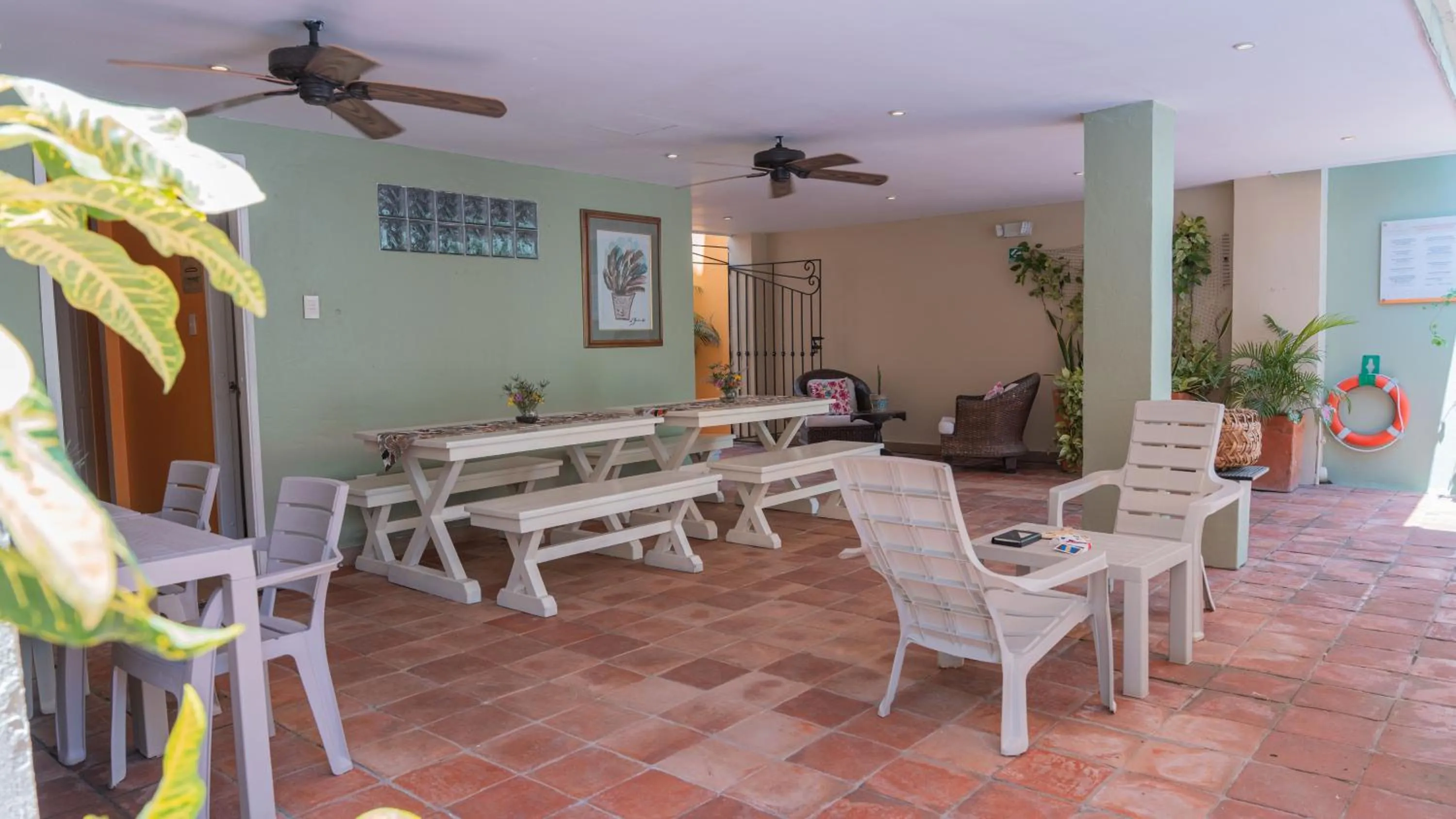 Seating area in Hotel La Gloria