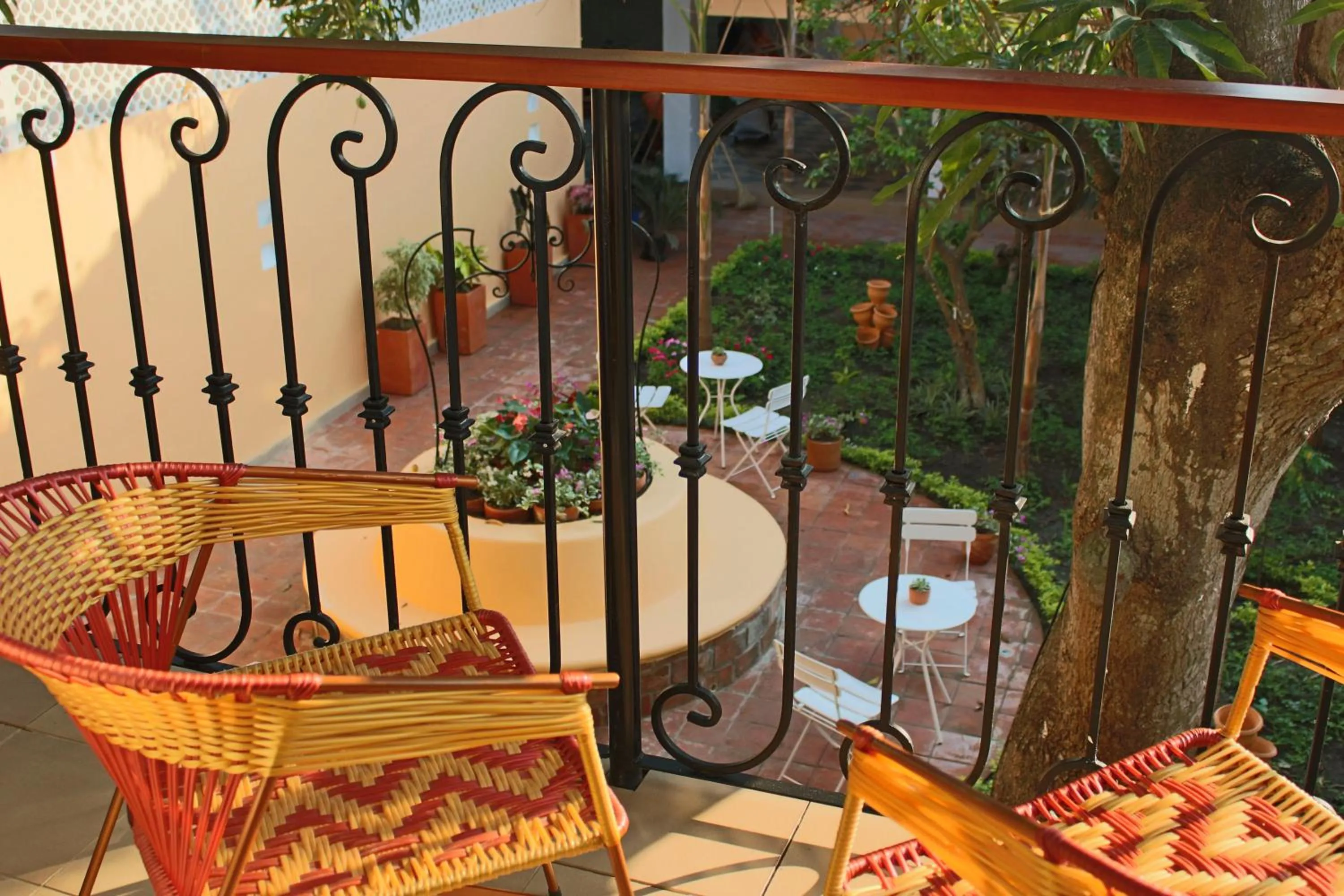 Patio in Hotel La Gloria
