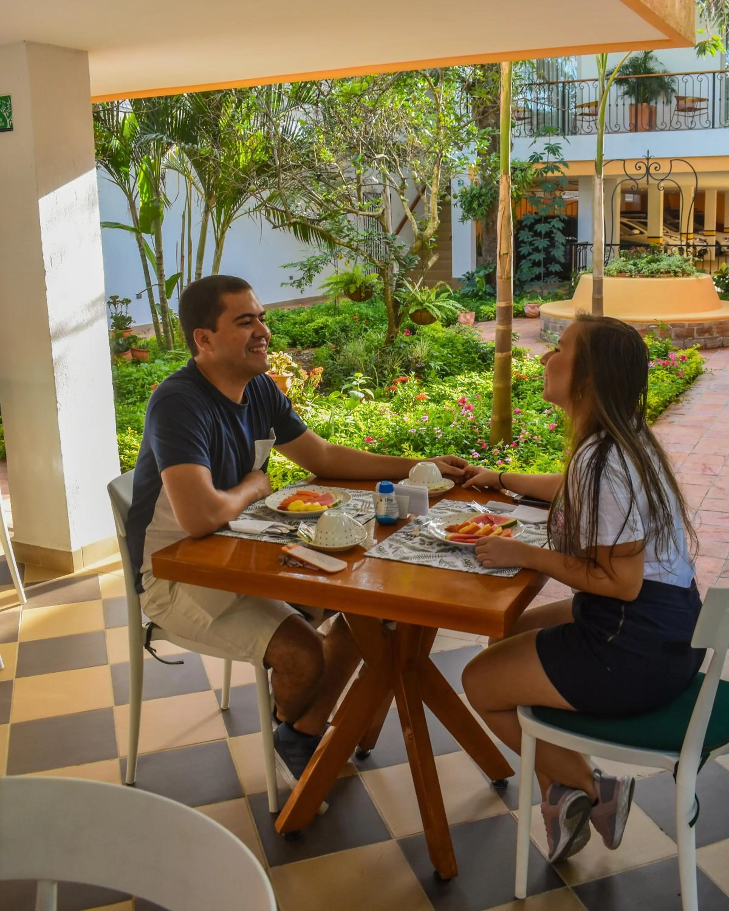 Patio in Hotel La Gloria