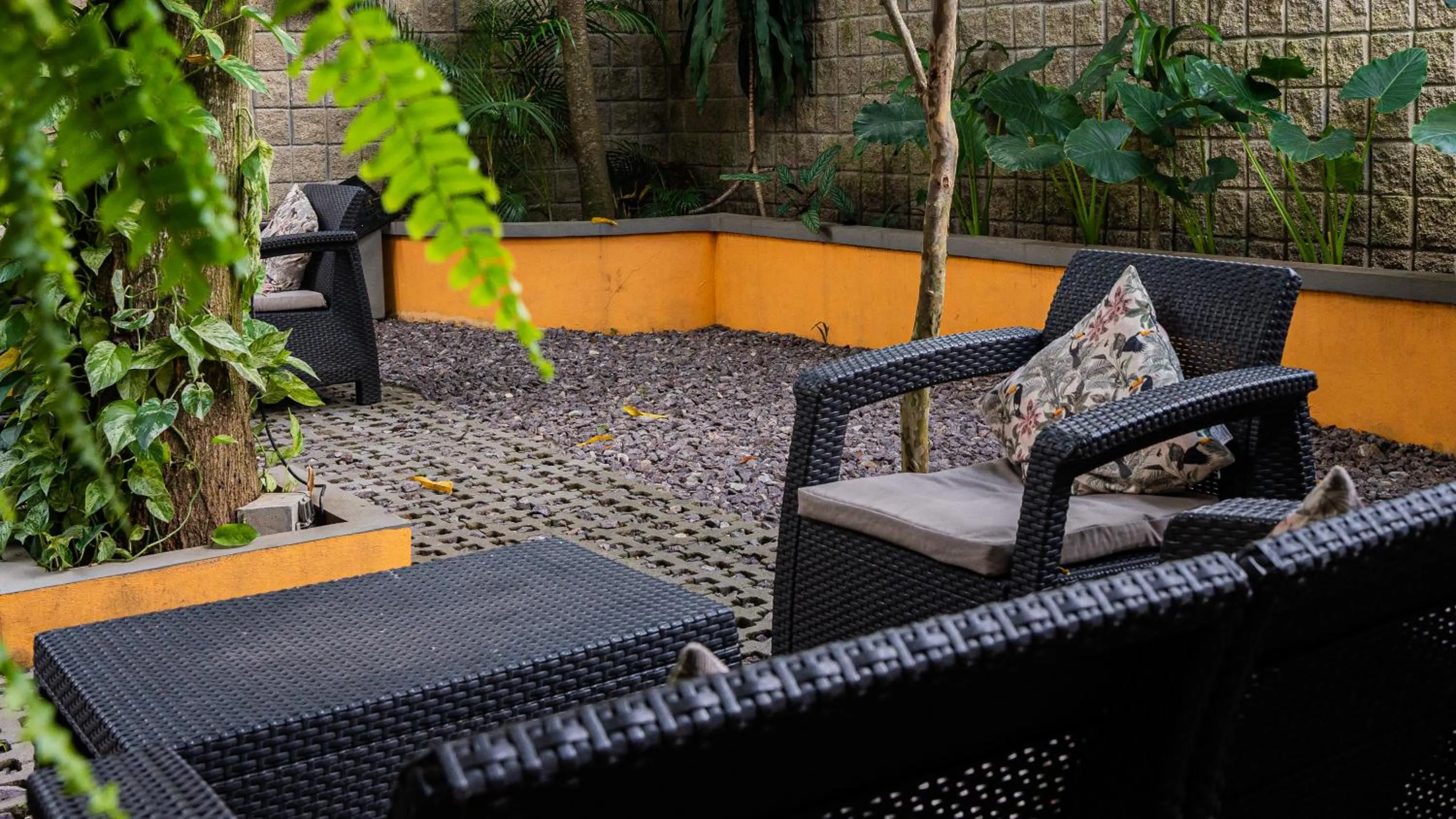 Patio in Hotel La Gloria