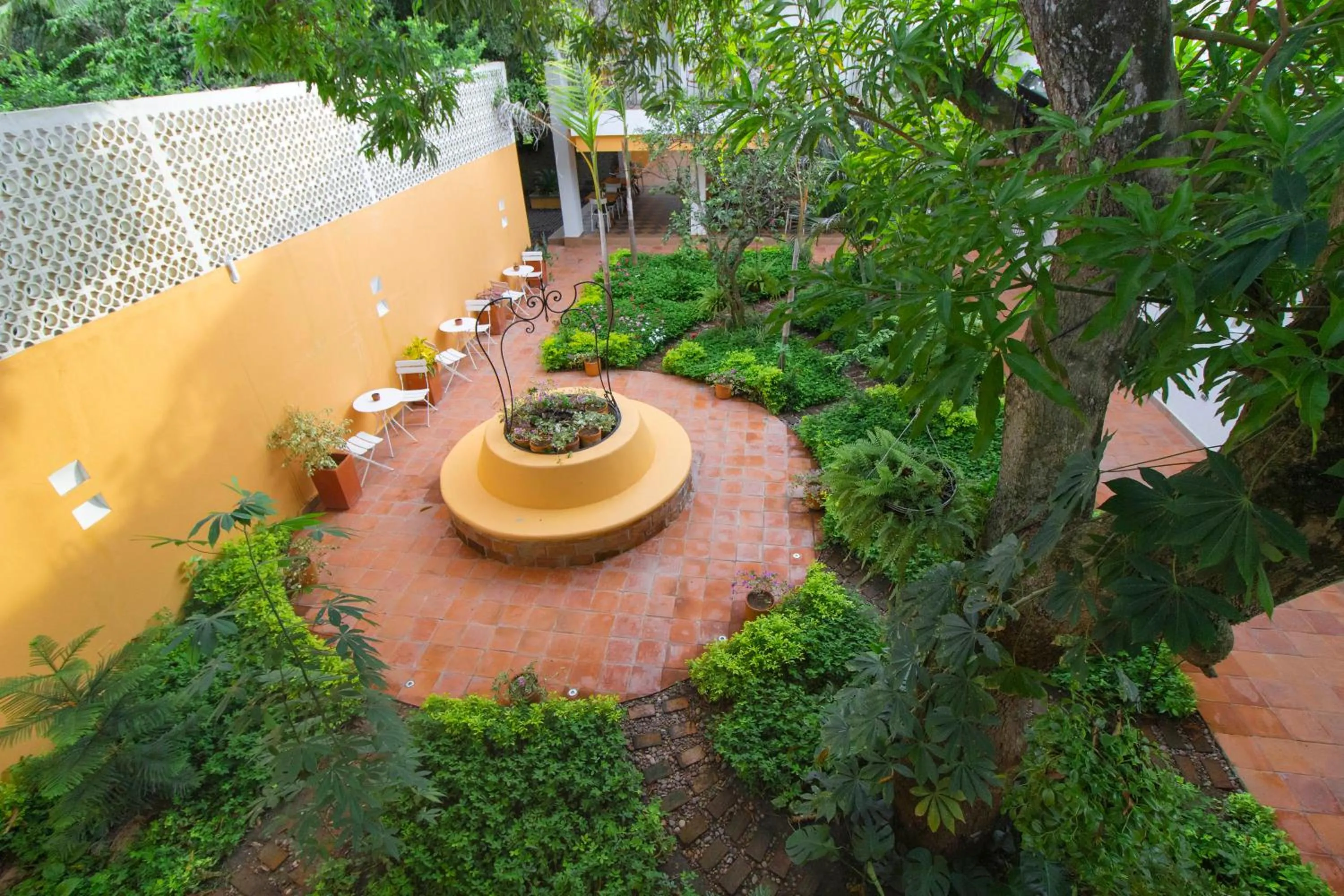 Patio in Hotel La Gloria