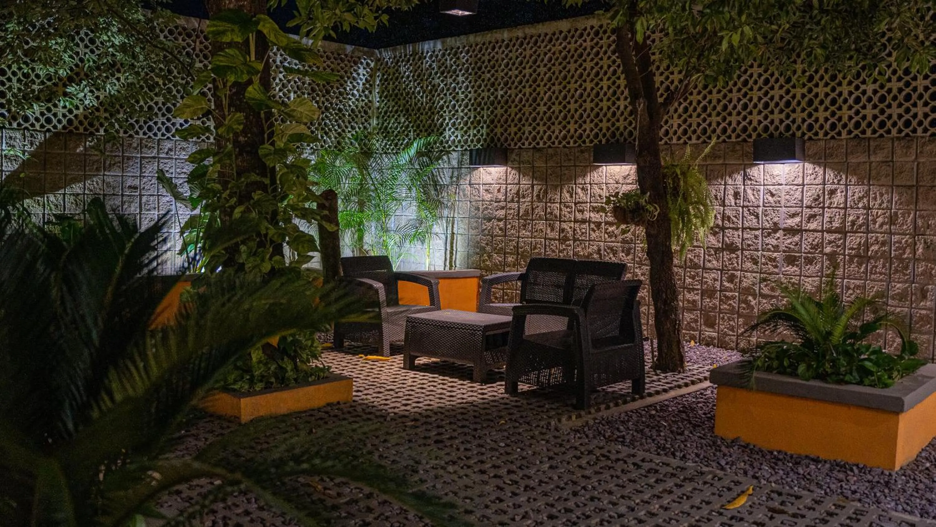 Patio in Hotel La Gloria