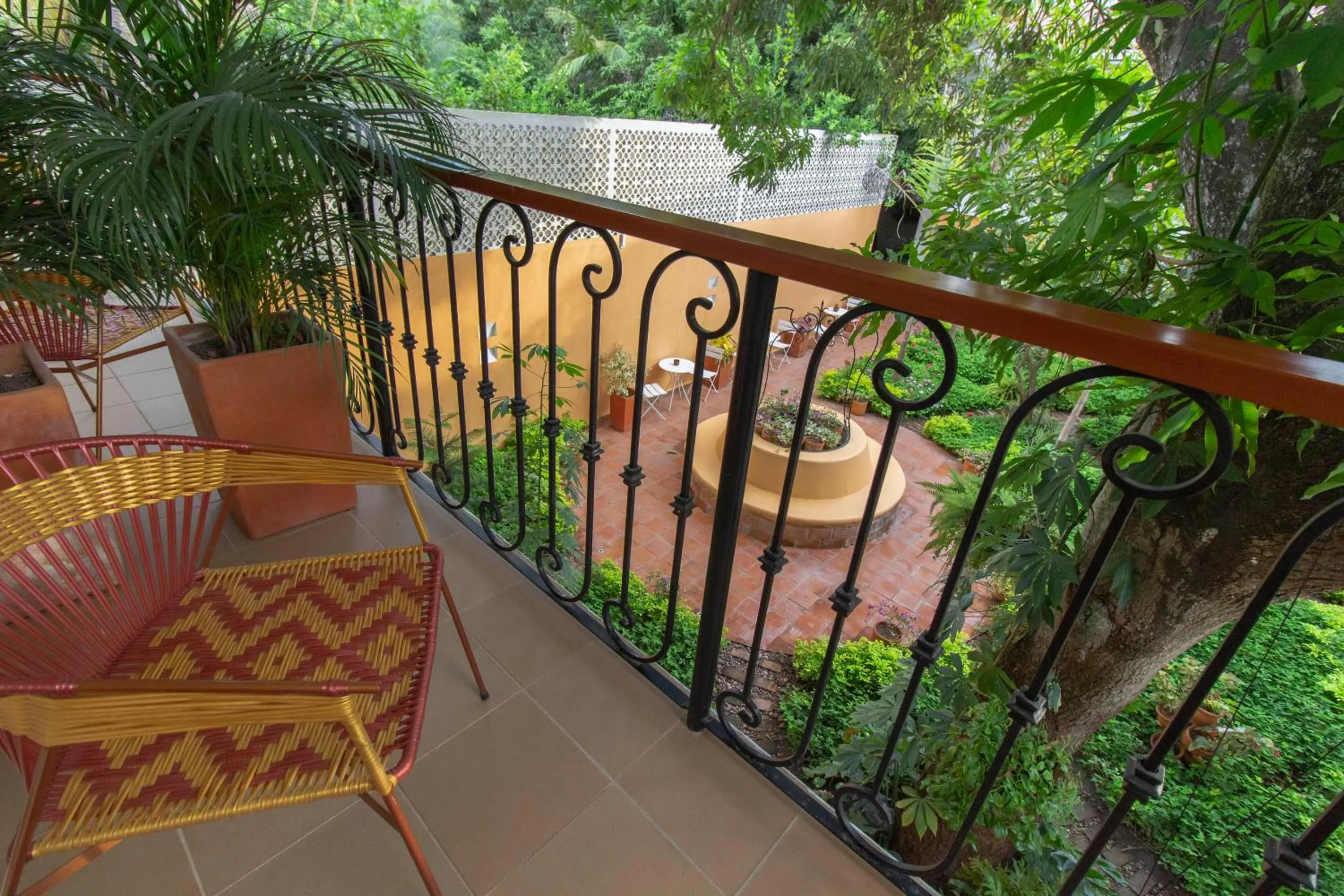 Patio in Hotel La Gloria