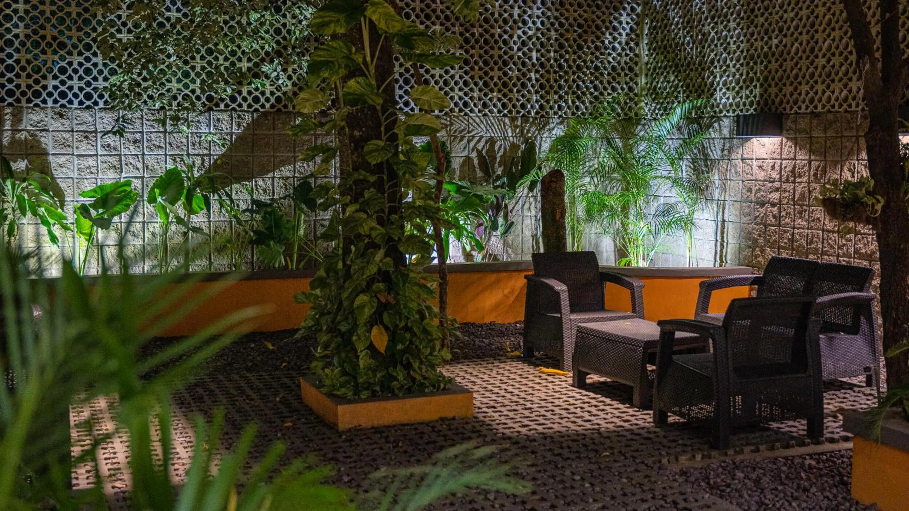 Patio in Hotel La Gloria
