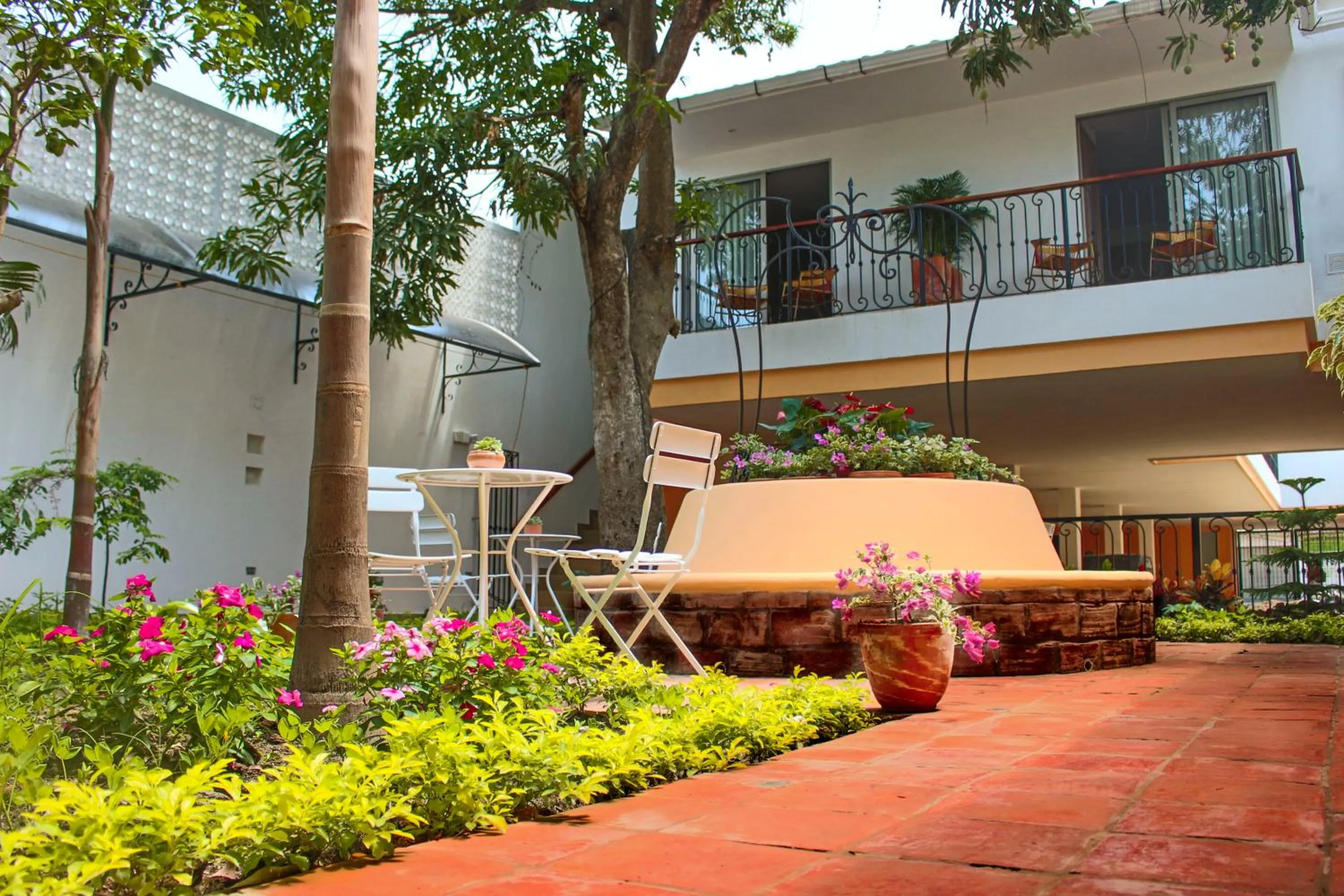 Patio in Hotel La Gloria