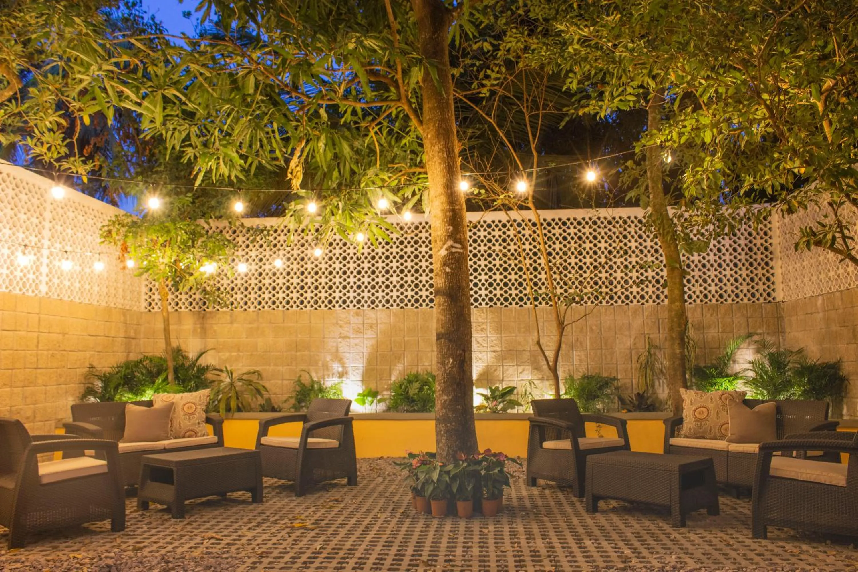 Patio in Hotel La Gloria